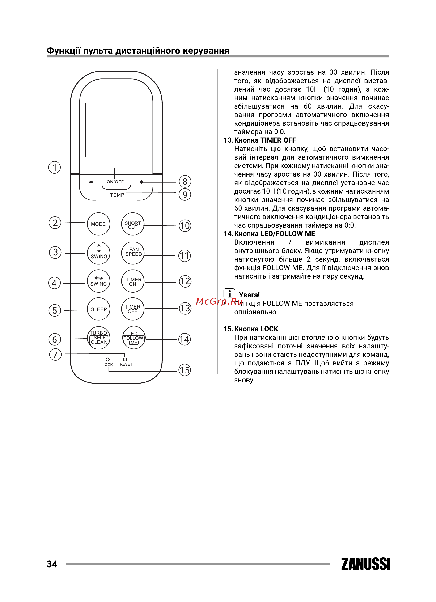 Zanussi ZACS/I-09 HIN FMI/N8 [34/56] Zanussi