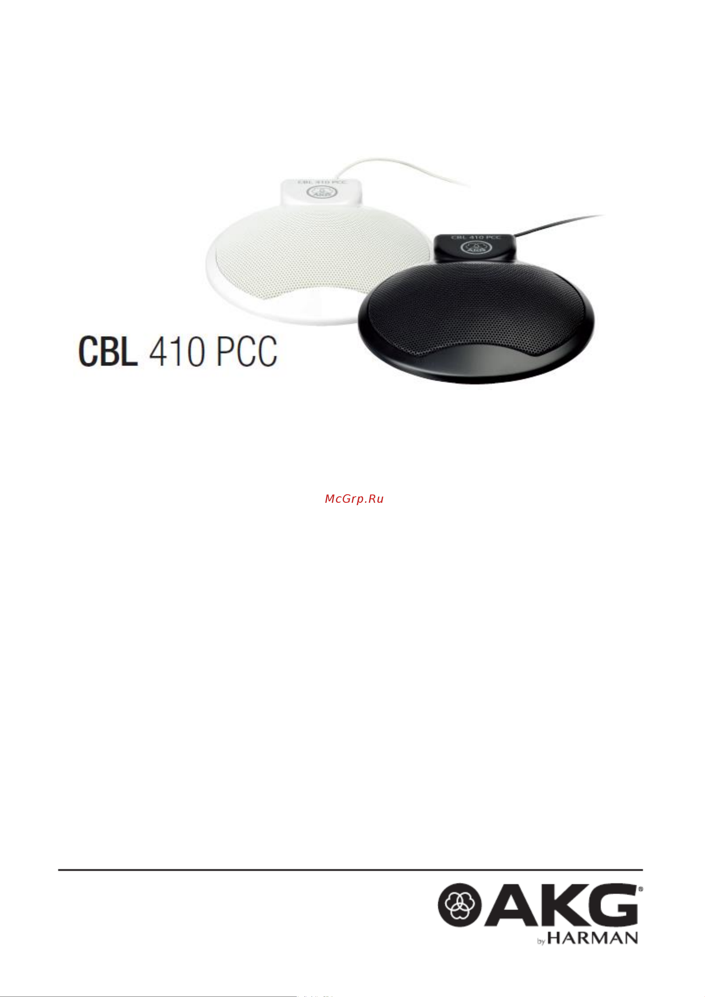 AKG CBL410 PCC black Инструкция по эксплуатации онлайн