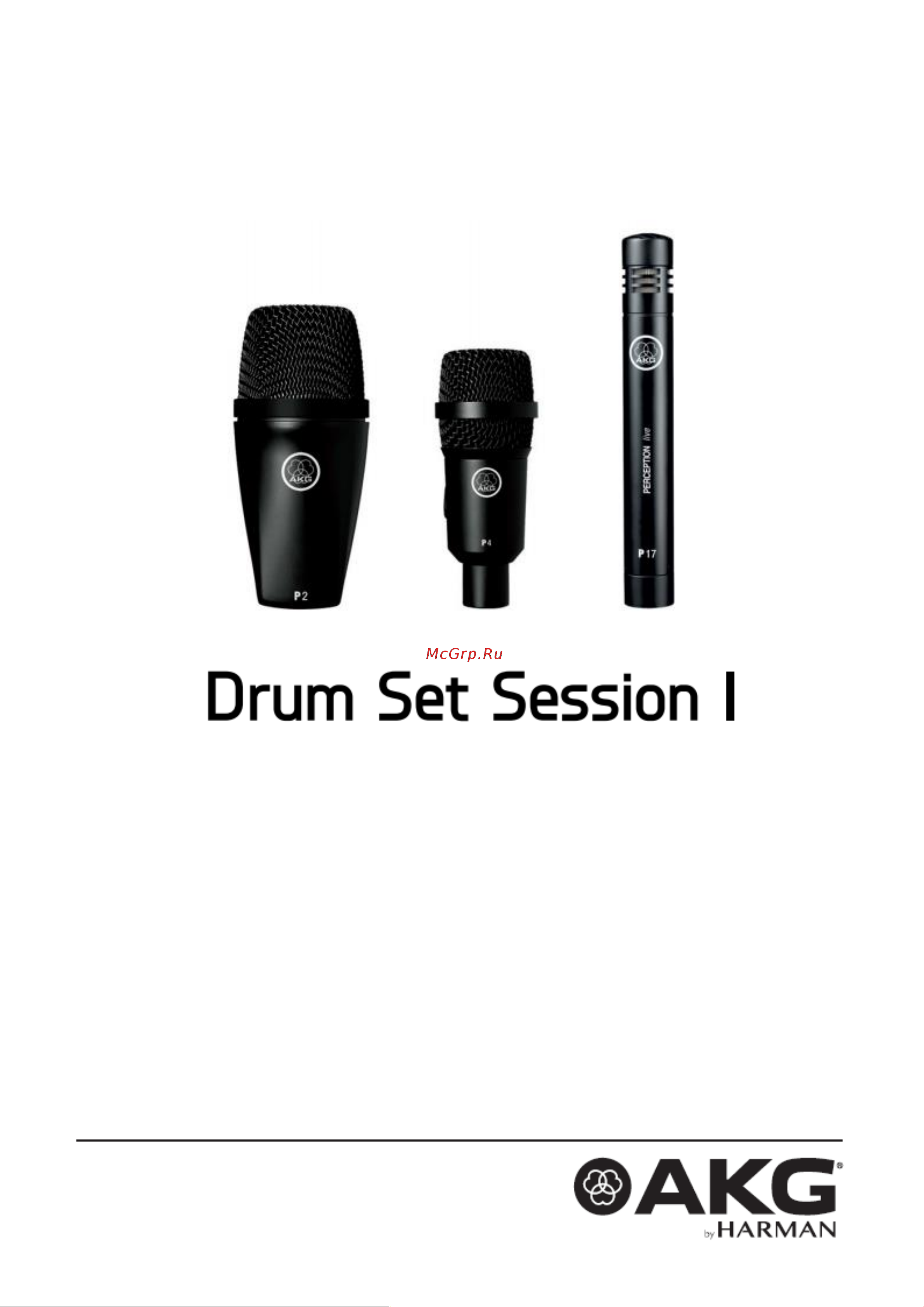 AKG Drum Set Session I для ударной установки Инструкция по эксплуатации онлайн