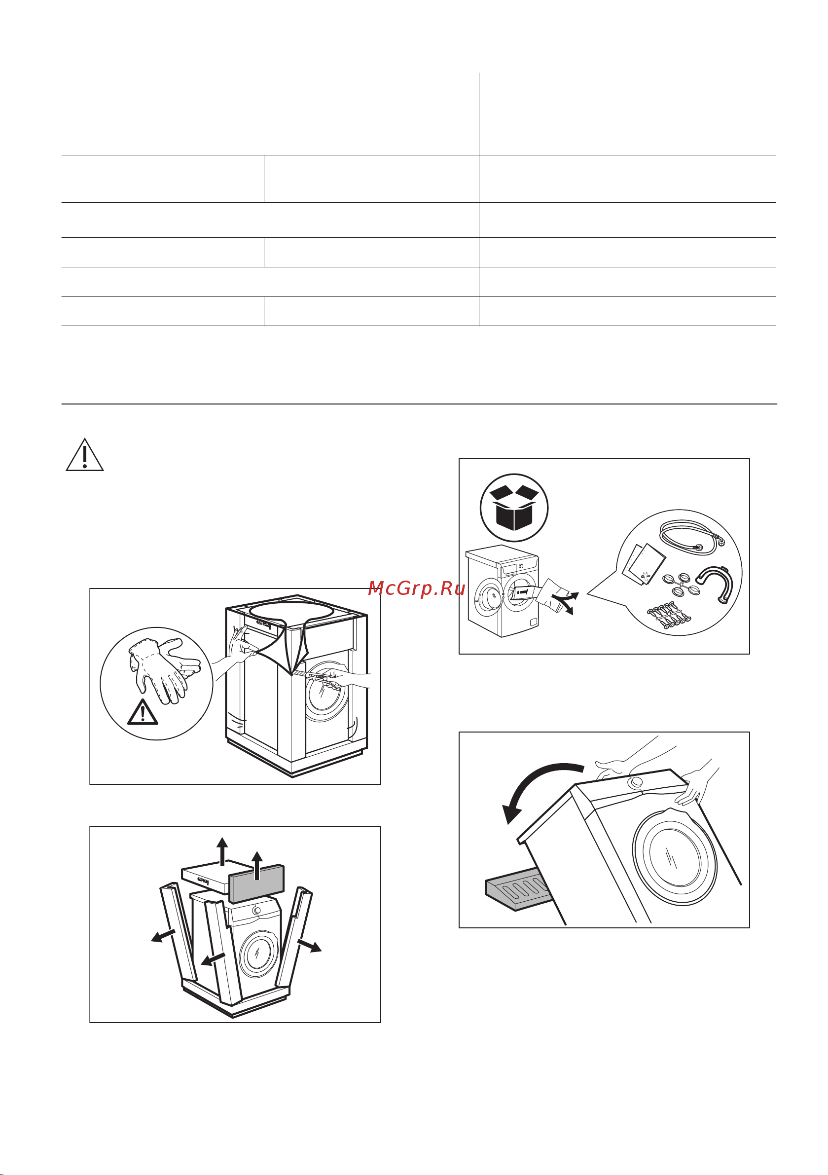 Zanussi ZWSR515W [7/32] Распаковка