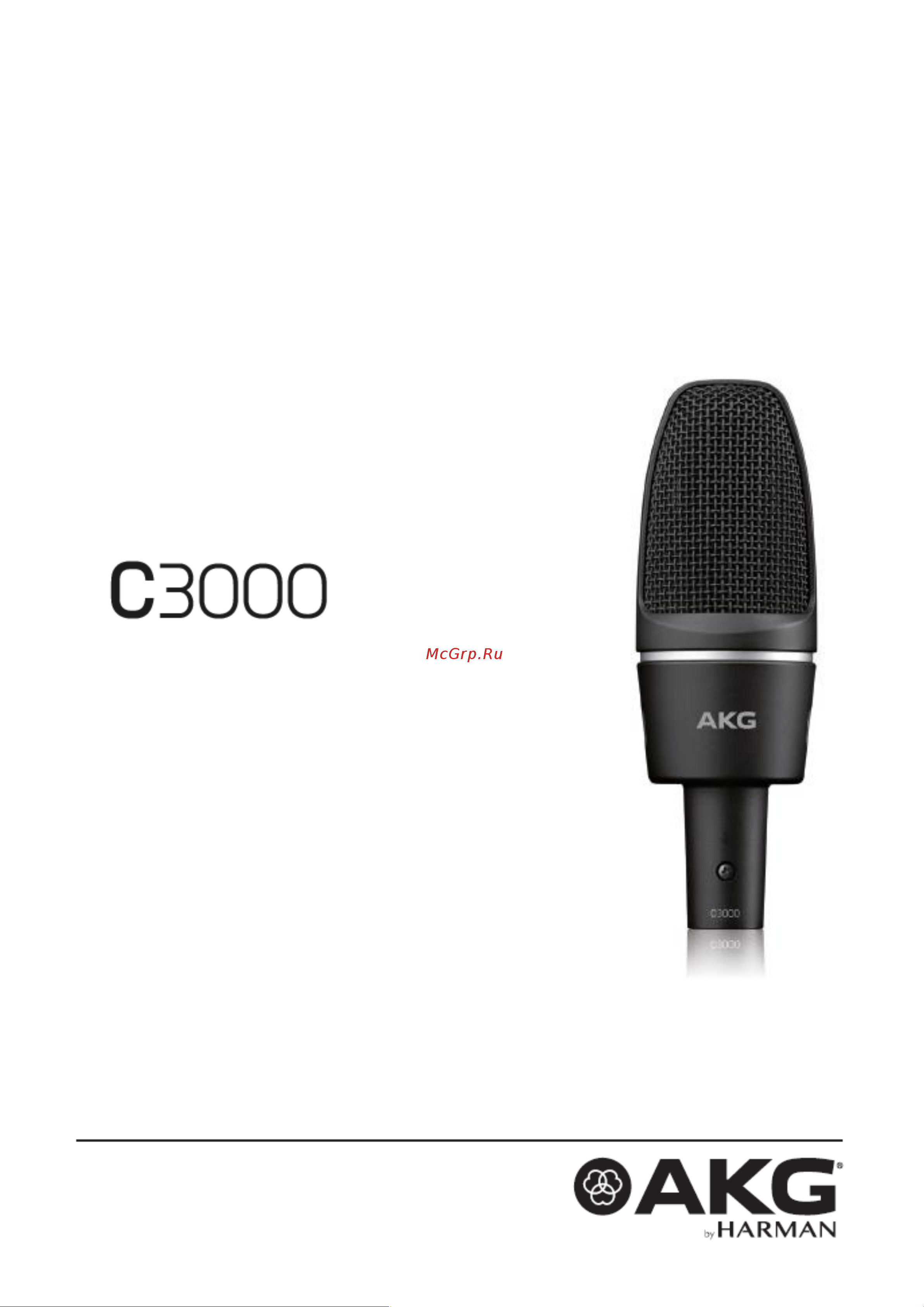 AKG C3000 Инструкция по эксплуатации онлайн