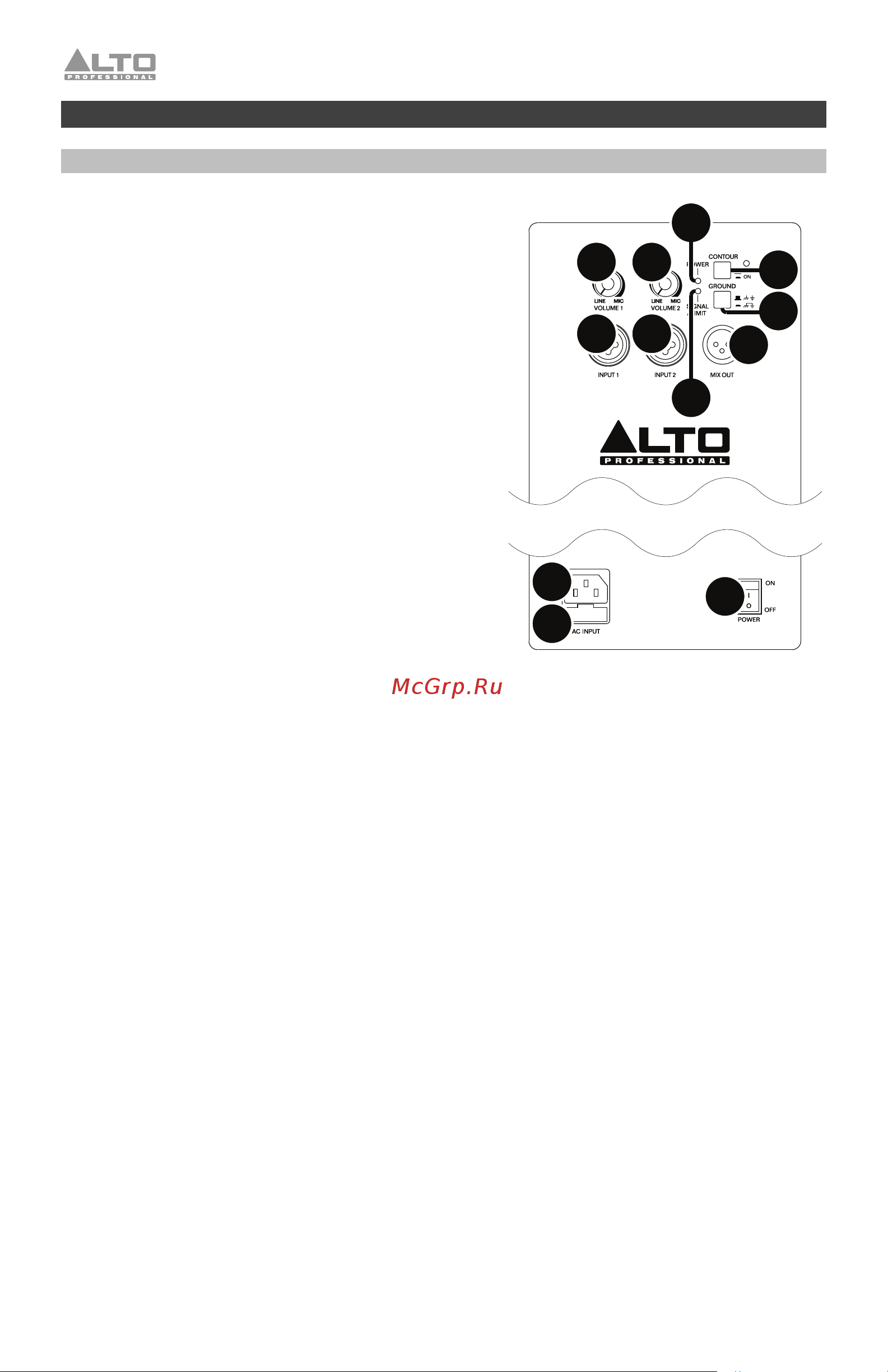 Alto TS 210 [17/27] Caratteristiche
