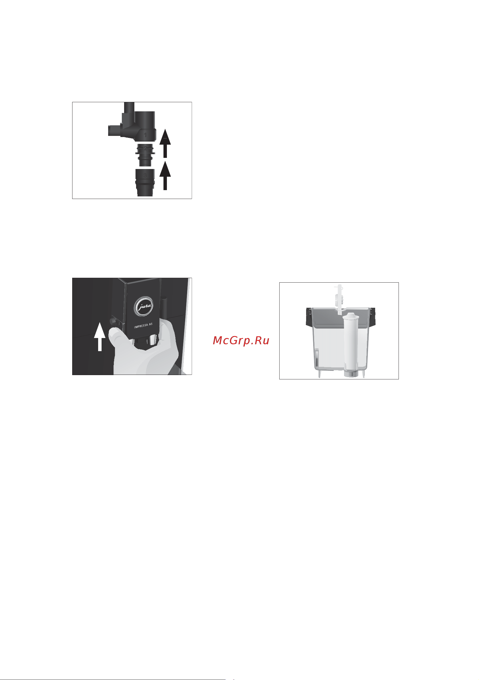 Jura IMPRESSA A5 One Touch [24/34] Filter rinsing
