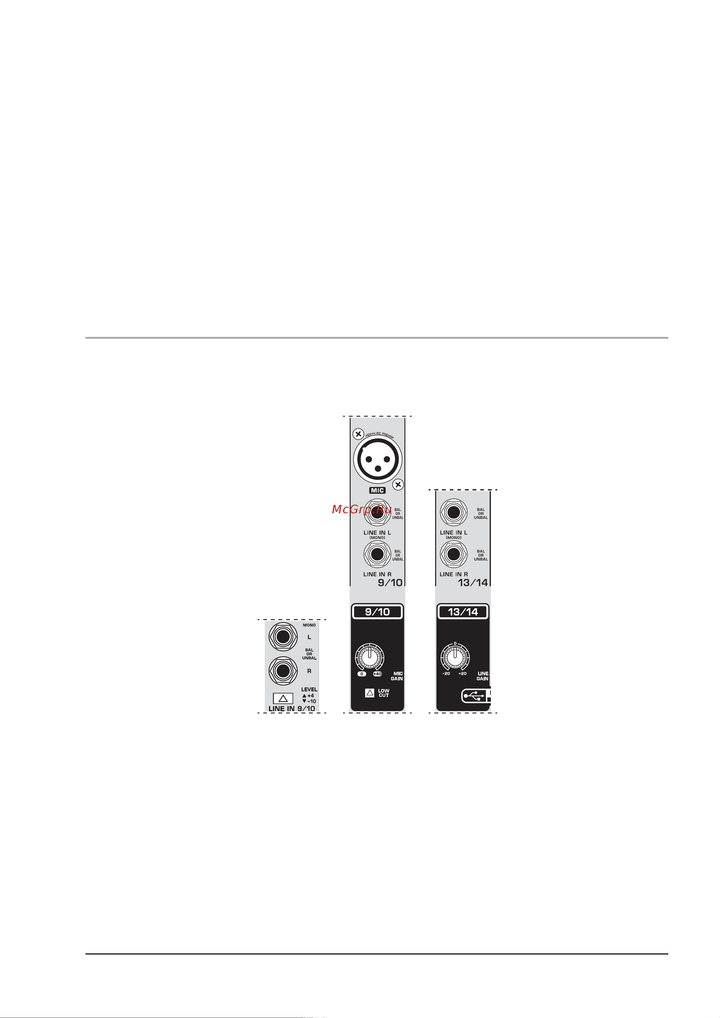 Behringer XENYX QX1832USB [11/42] Sub 1 2 и 3 4
