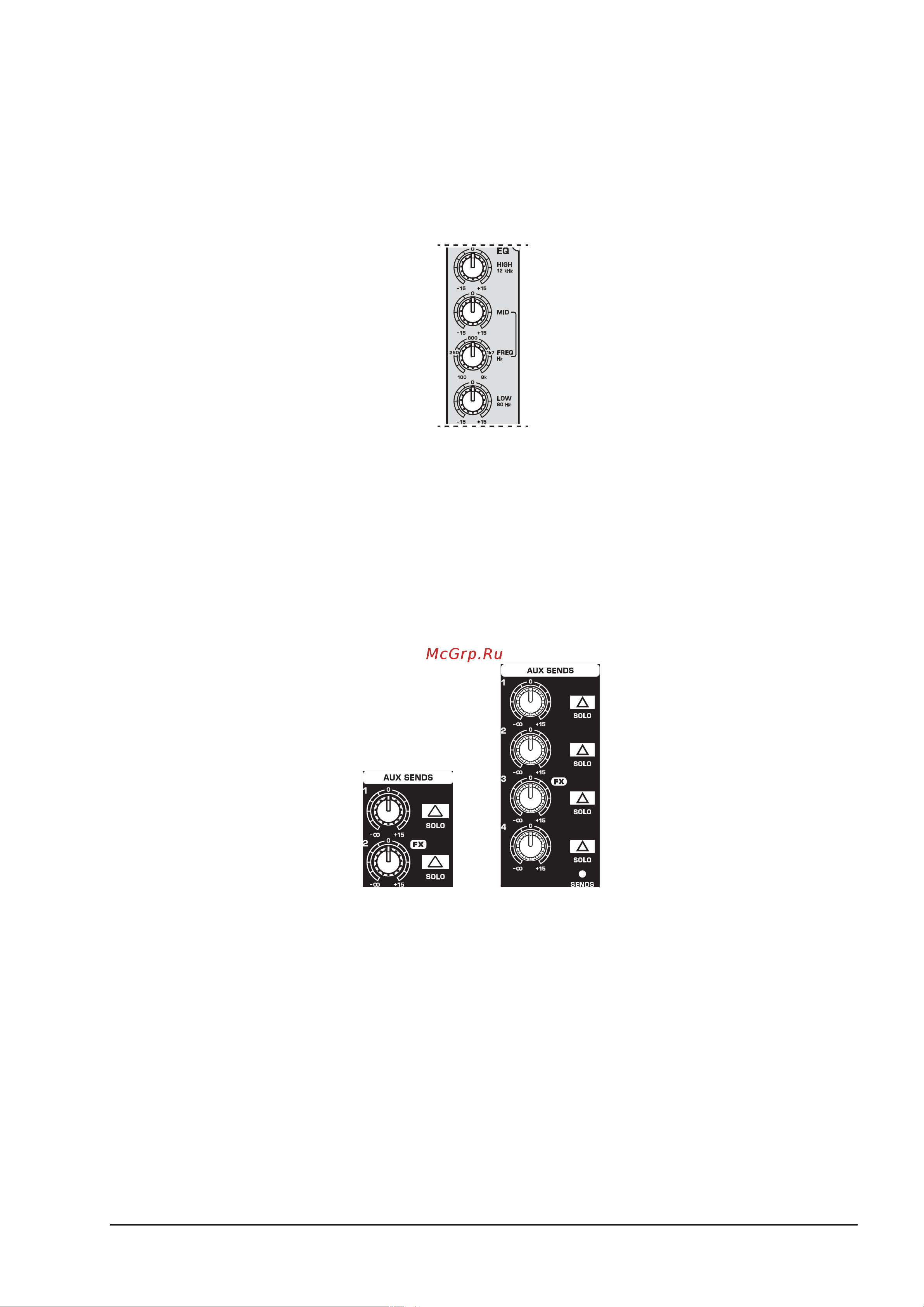 Behringer XENYX QX1832USB [9/42] Эквалайзер