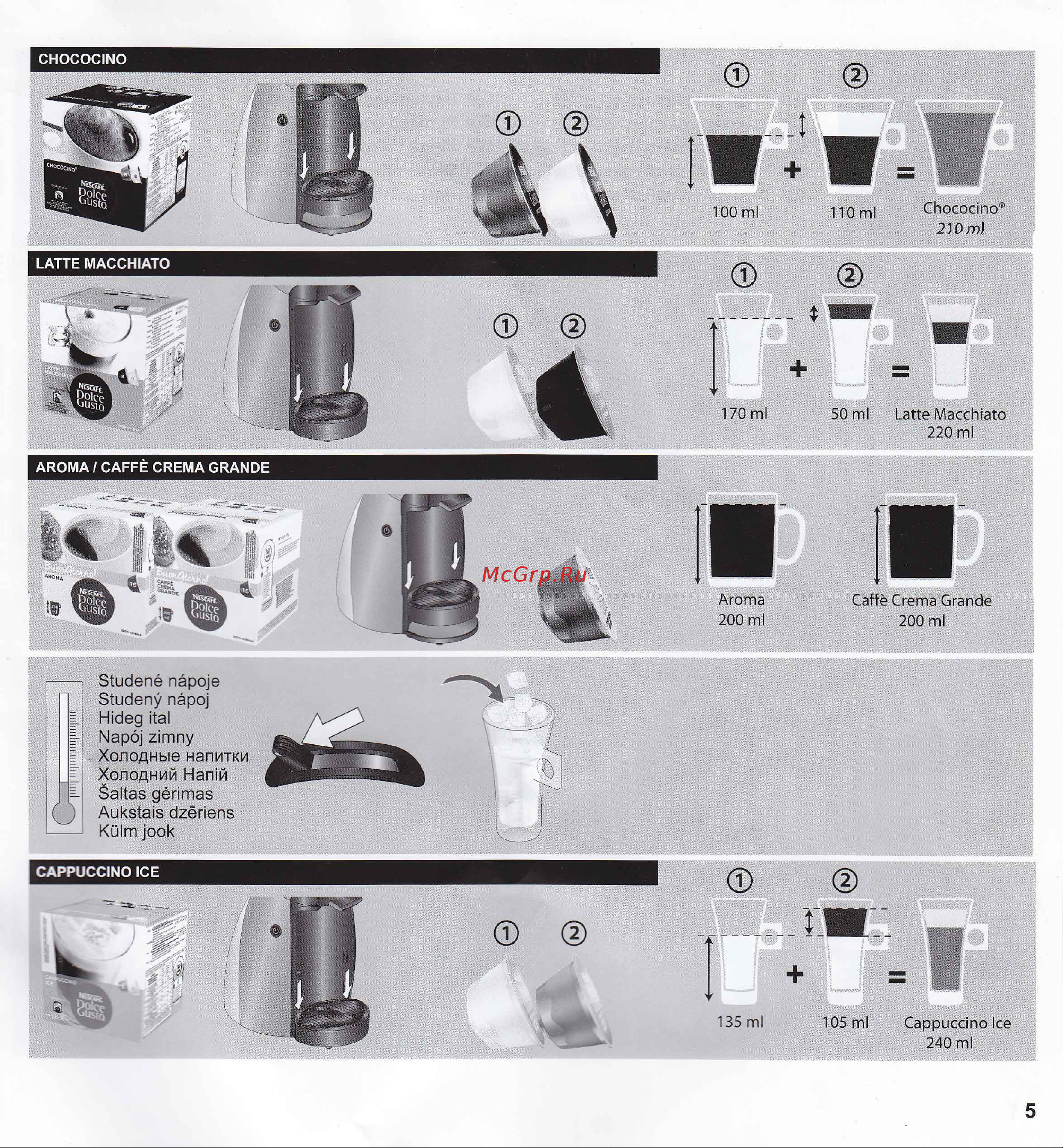 Krups Dolce gusto KP1002 Руководство пользователя онлайн [5/13] 636774