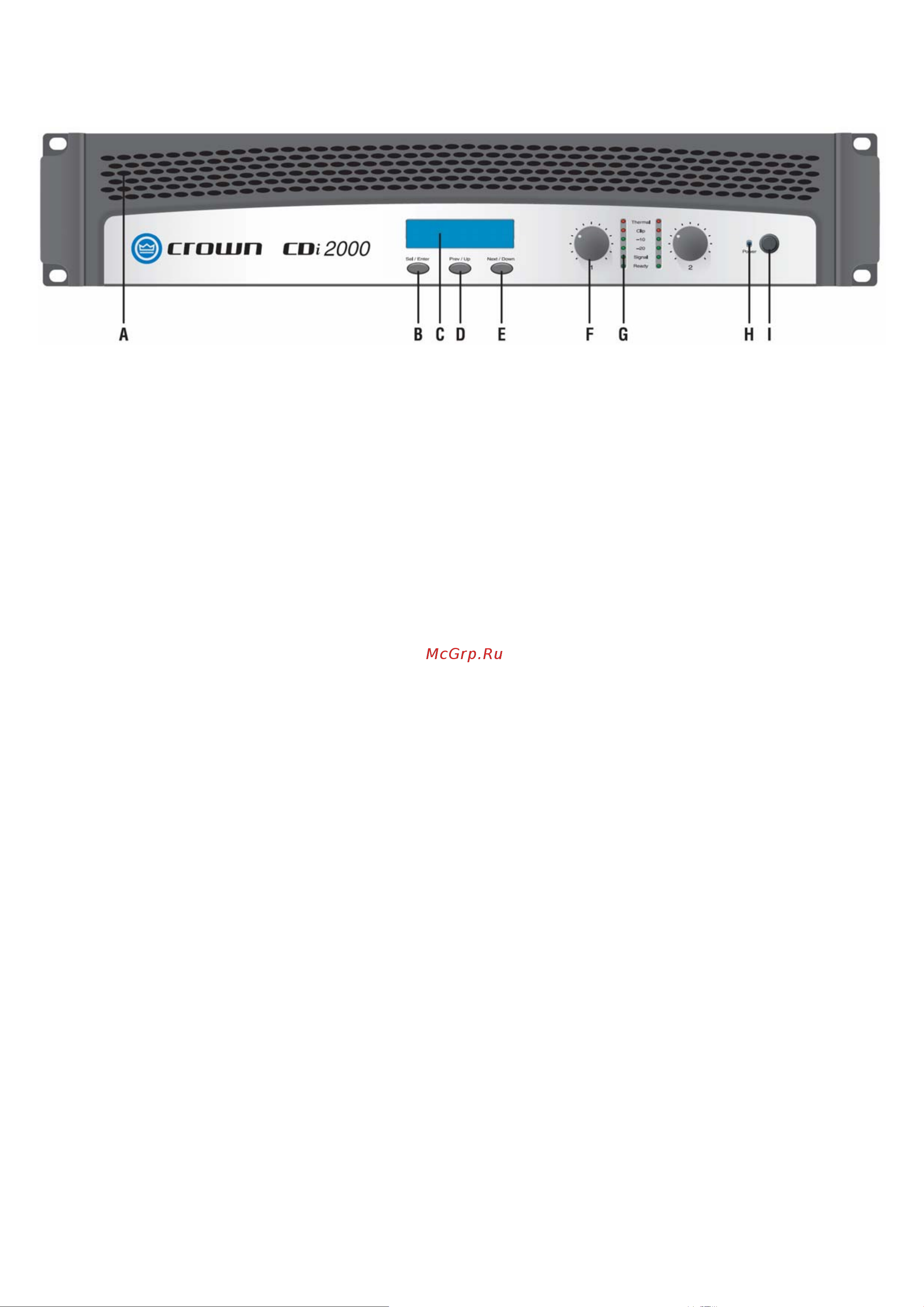 Crown CDi 2000 Инструкция по эксплуатации онлайн [17/33] 636858