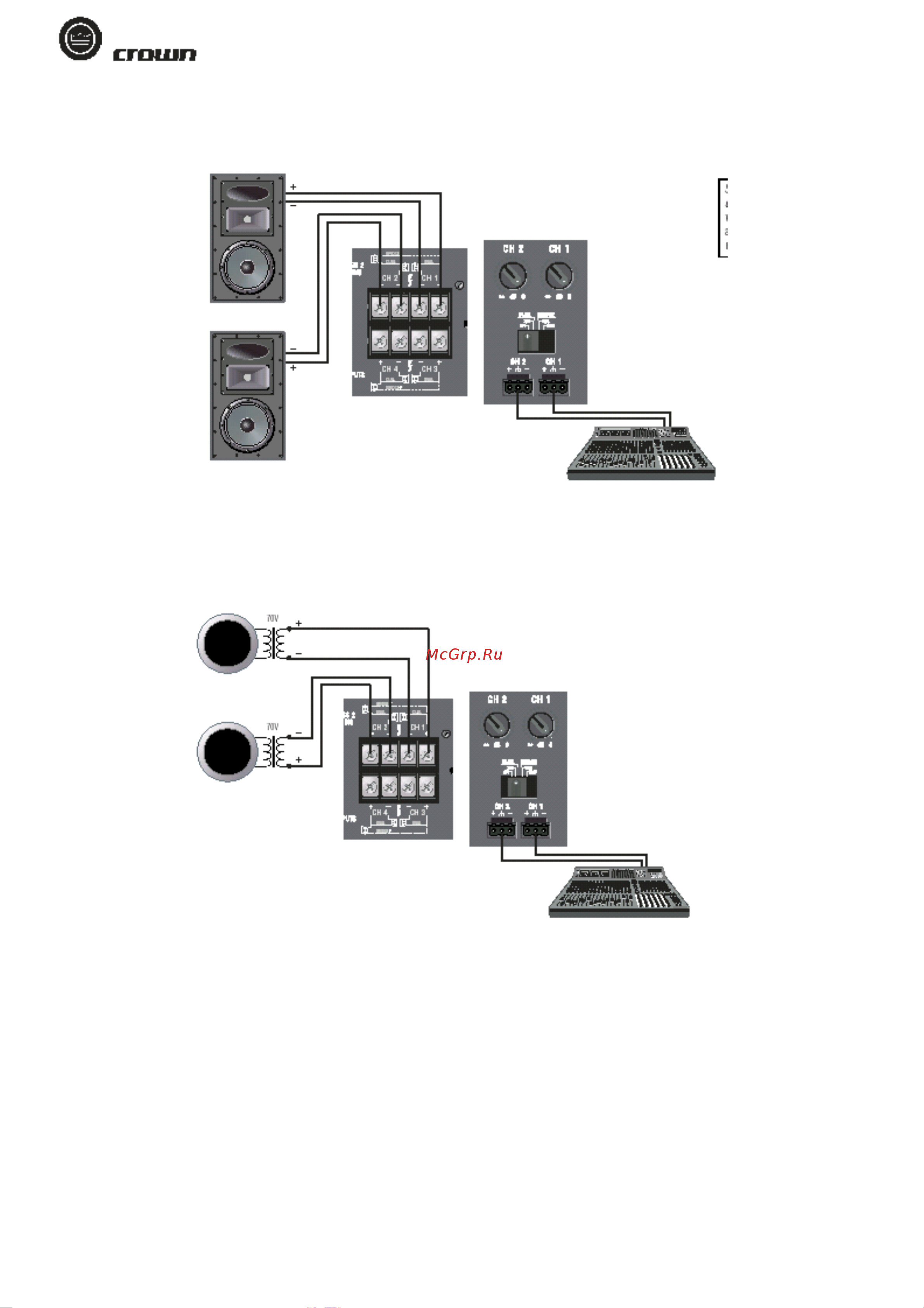 Crown CTS8200 [9/24] Ðåæèì ìîñò ìîíî 16 8