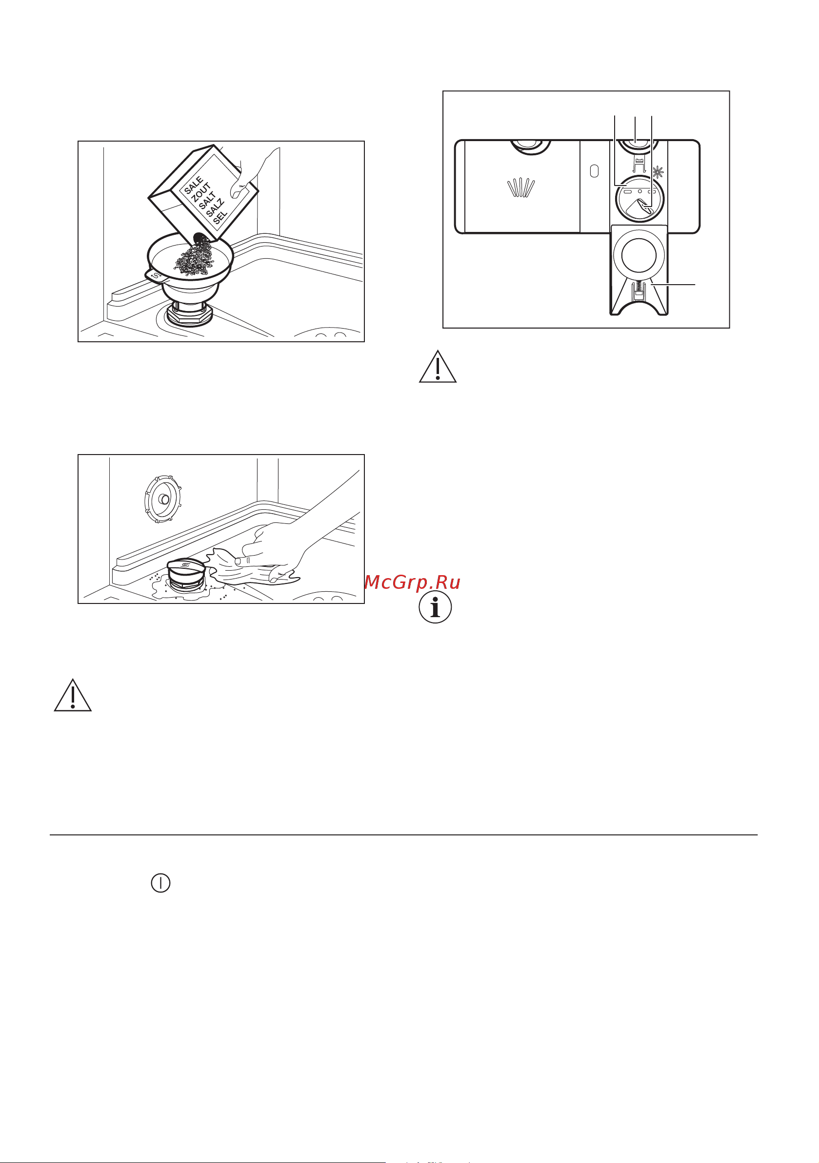 Zanussi ZDLN2621 [12/48] Füllen des klarspülmittel dosierers