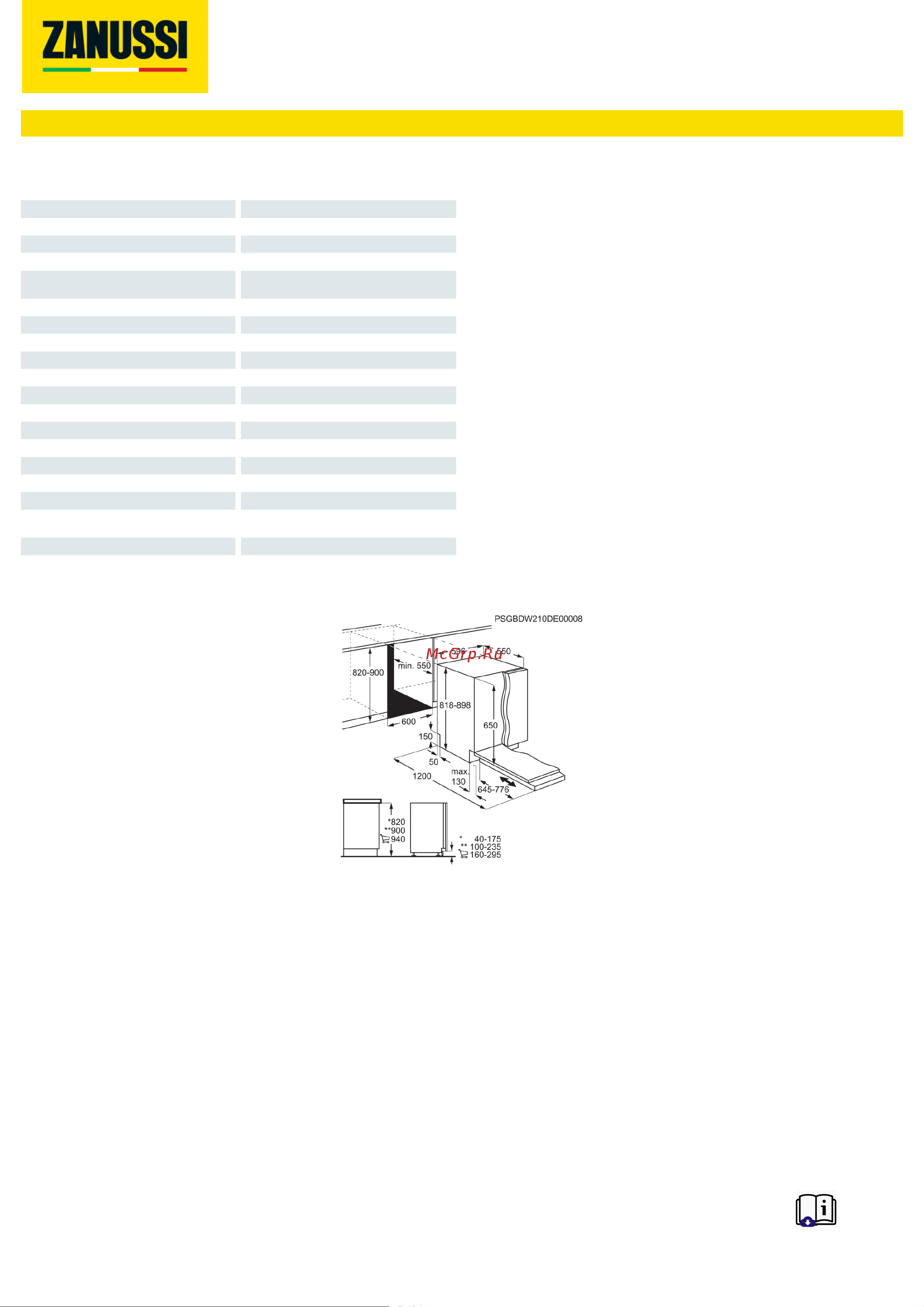 Zanussi ZDLN5531 [2/2] Zdln5531