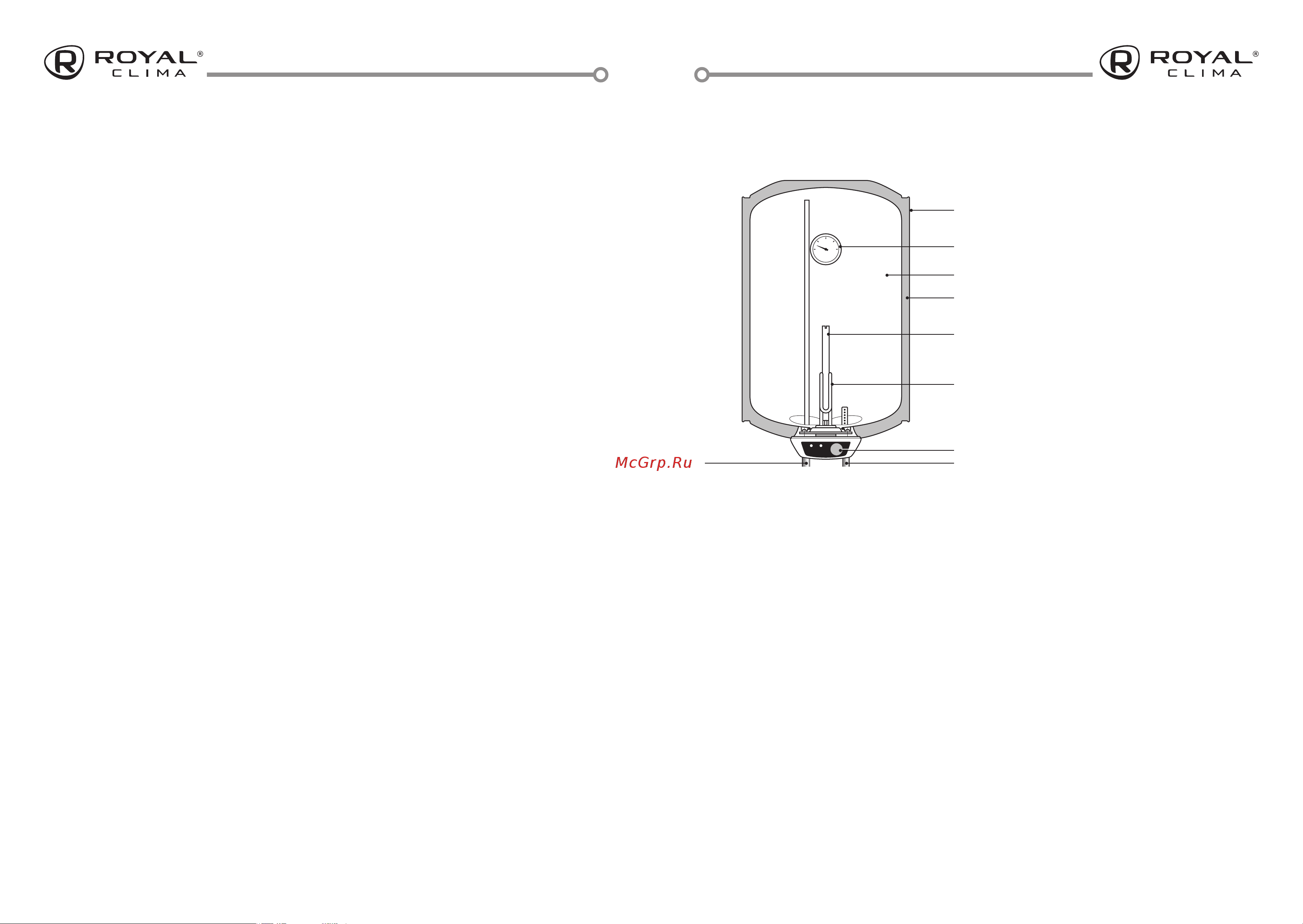 Royal Clima RWH-SG80-FS [4/15] Принцип работы