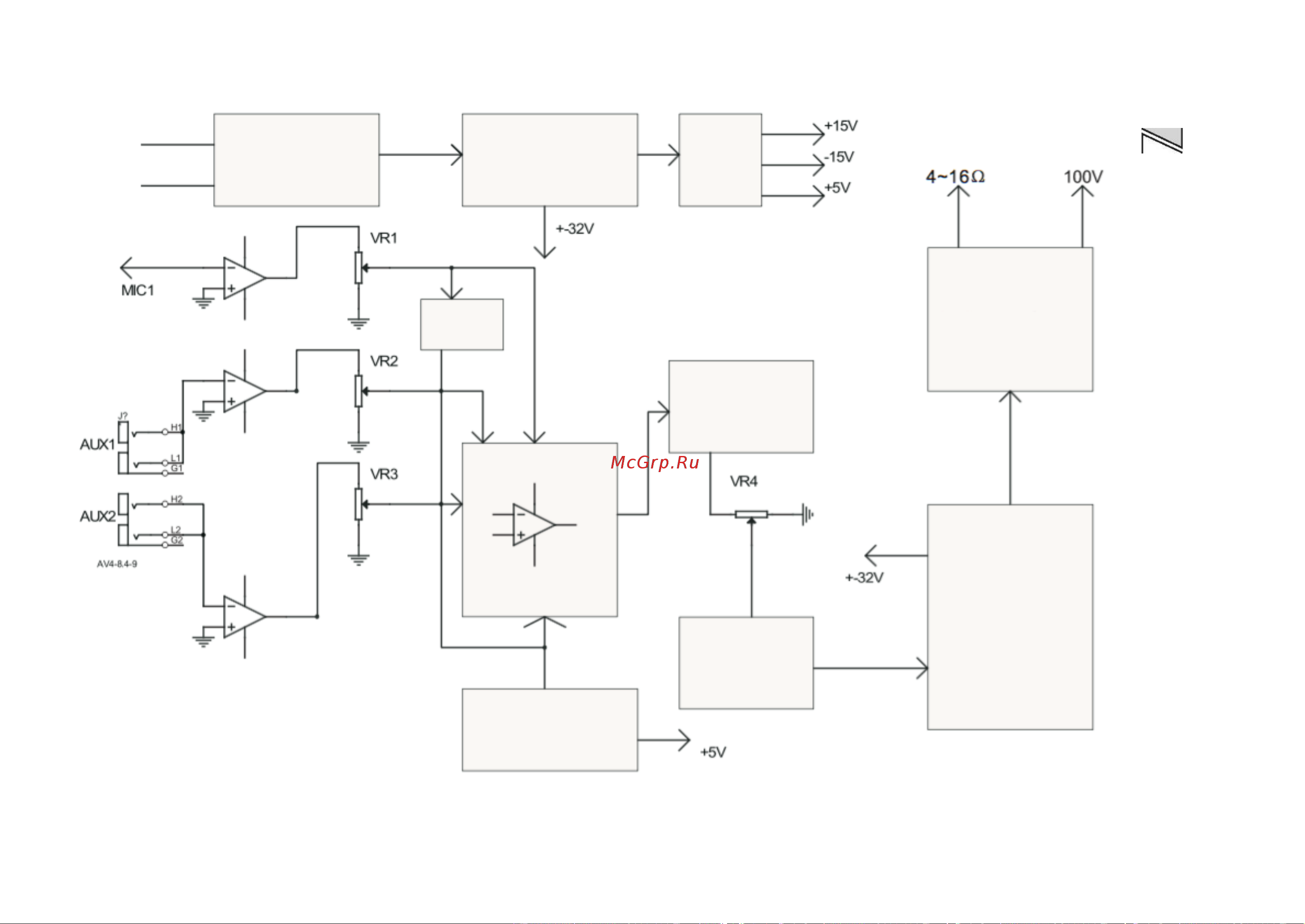 Direct Power Technology PA-60BT [12/14] Блок схема