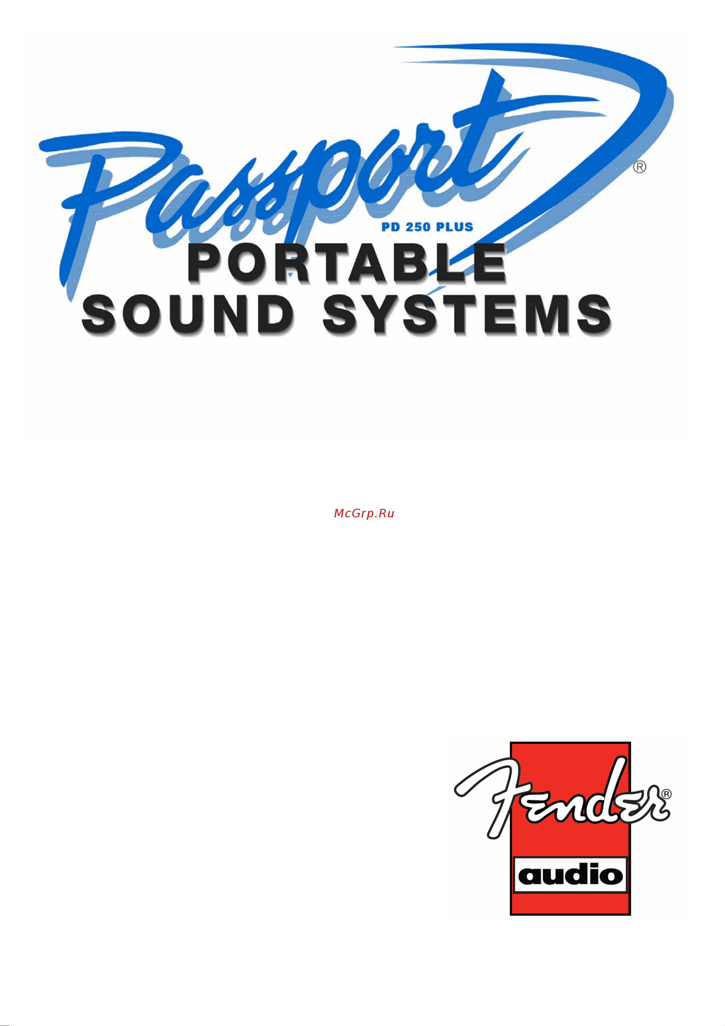 Fender PD-250 Plus Инструкция по эксплуатации онлайн