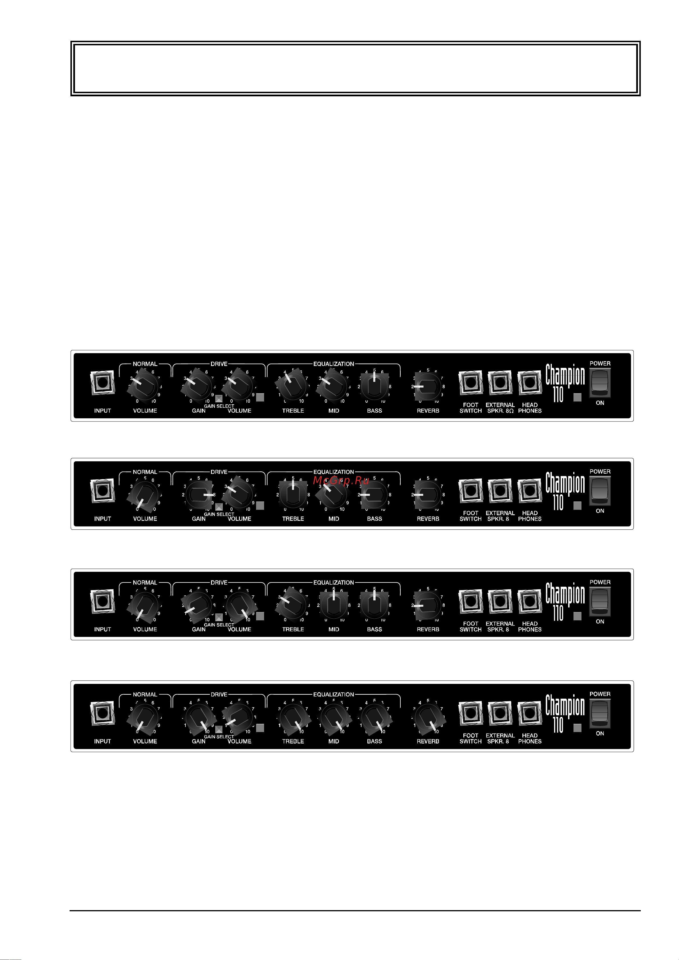 Fender G-DEC 30 Инструкция по эксплуатации онлайн