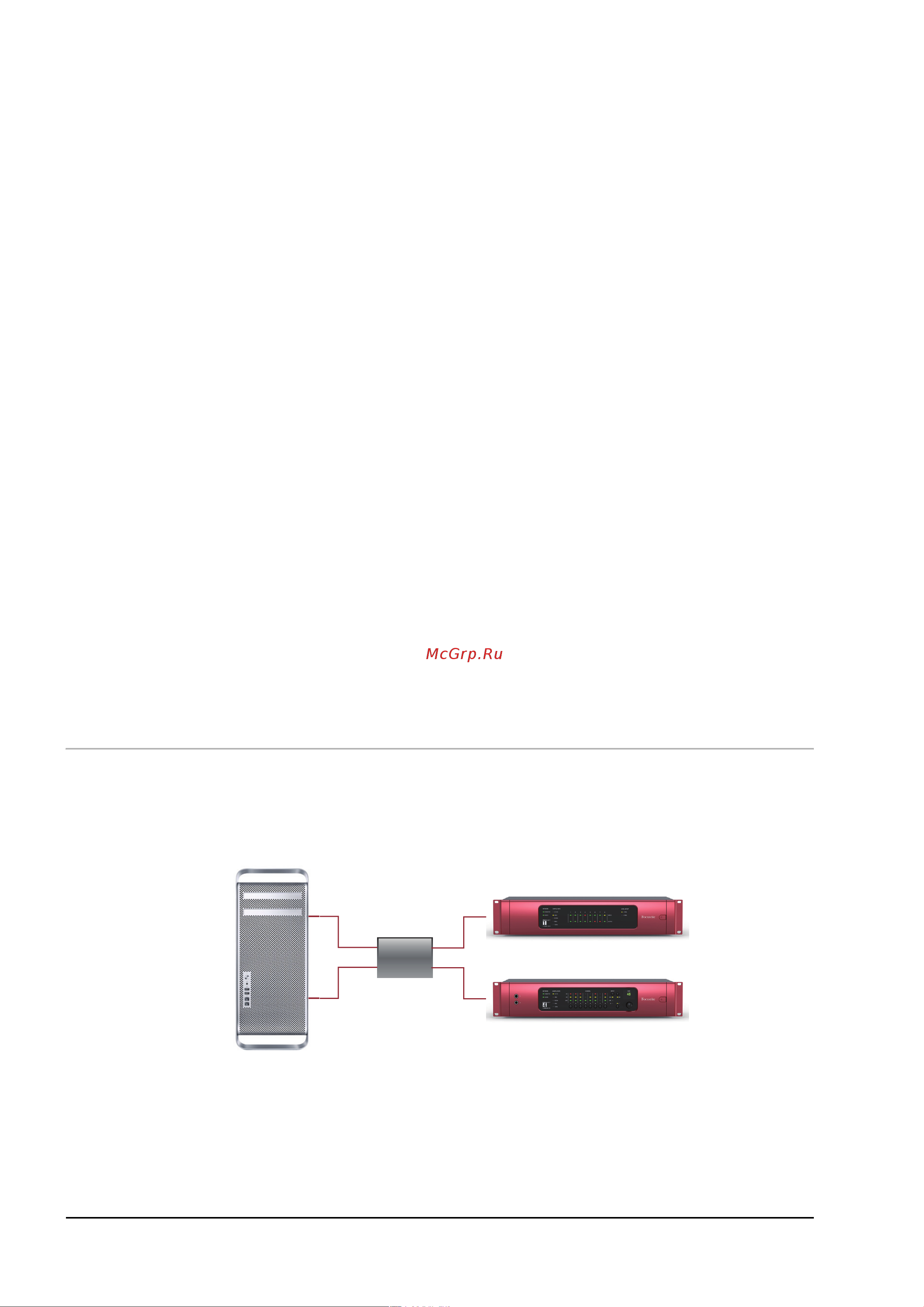 Focusrite RedNet 1 [10/18] Примеры студийных конфигураций rednet