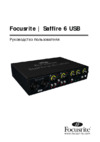 Focusrite Saffire 6 USB Инструкция по эксплуатации