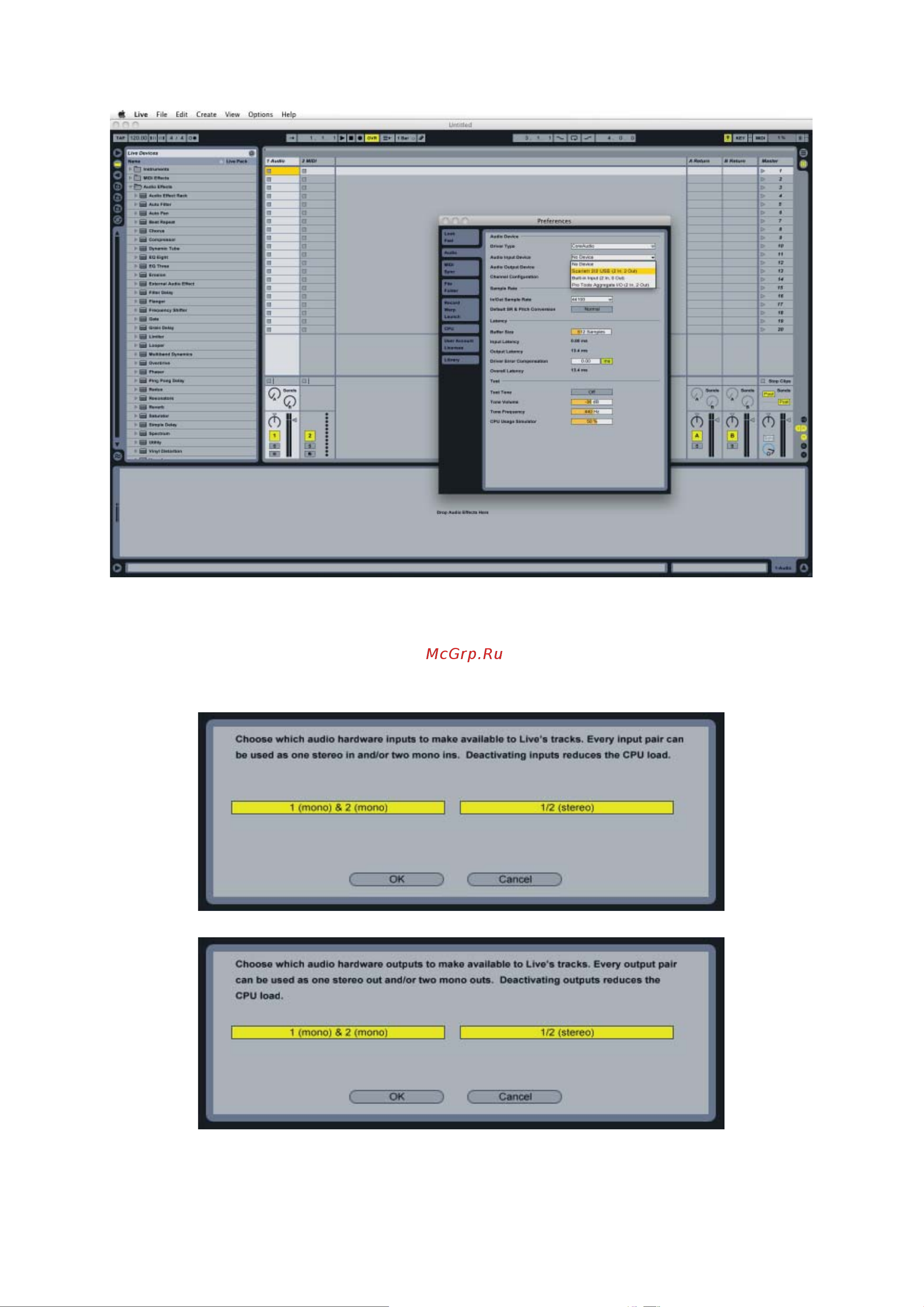 Focusrite Scarlett 2i2 Инструкция по эксплуатации онлайн [8/14] 637590