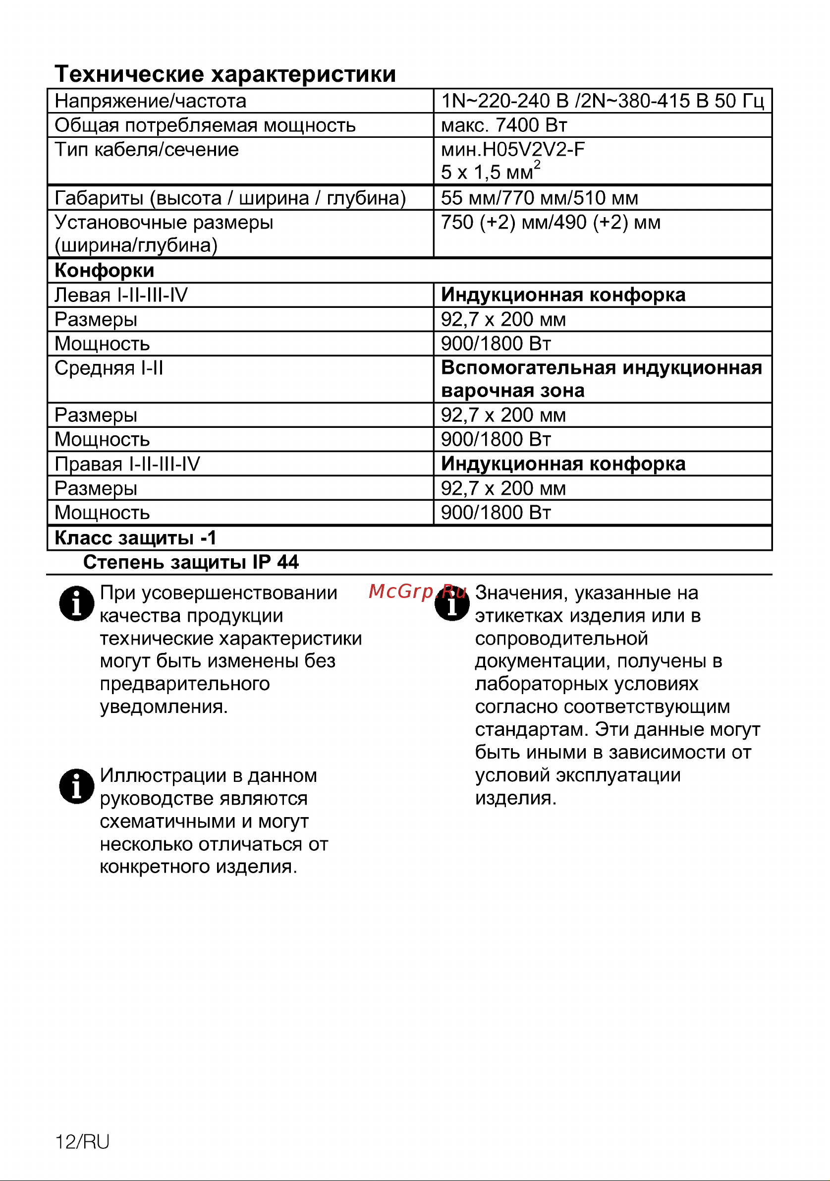 Grundig GIEI838980INH Инструкция по эксплуатации онлайн [12/44] 637963