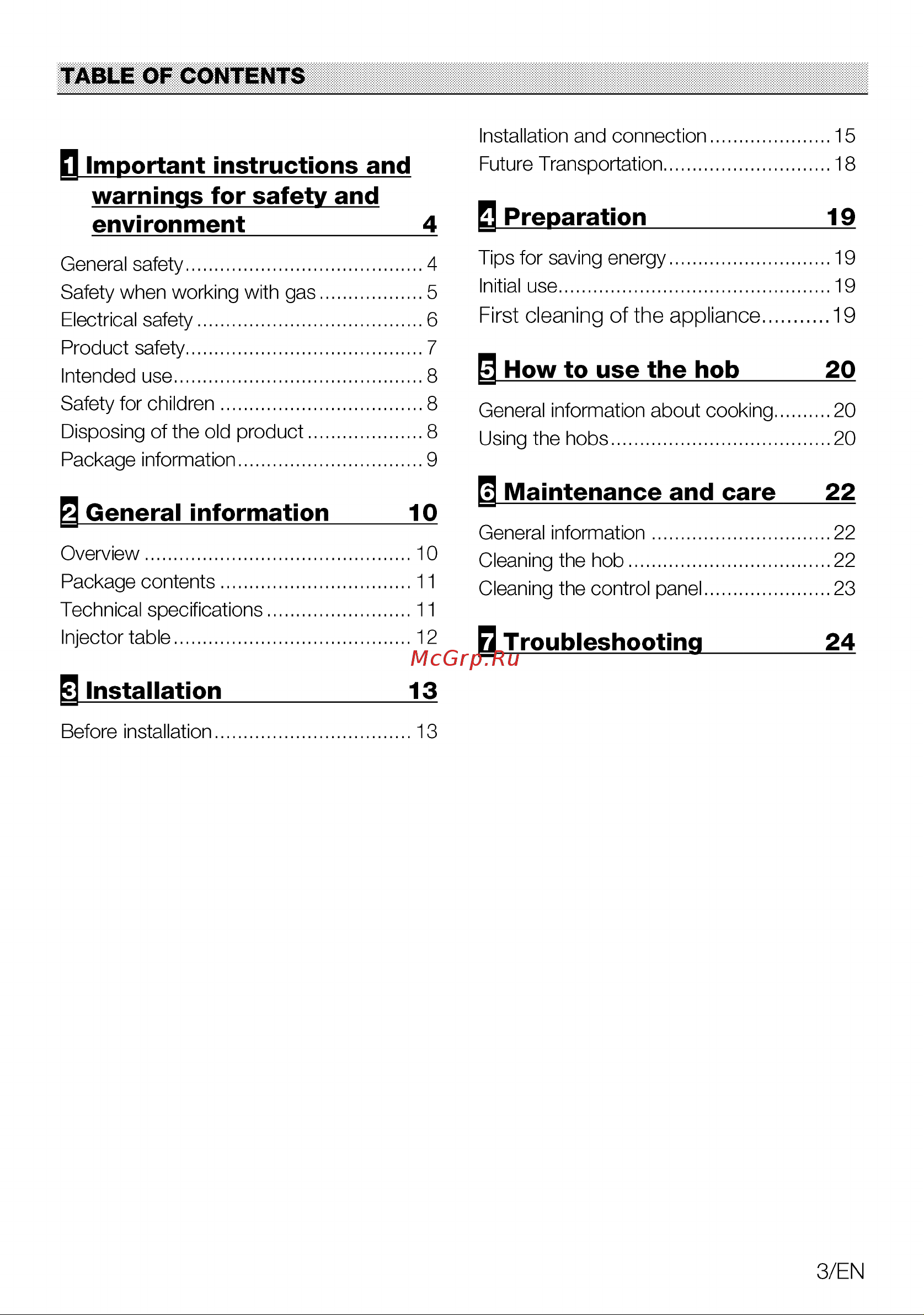 Grundig GIGF7235220X [3/80] B important instructions and