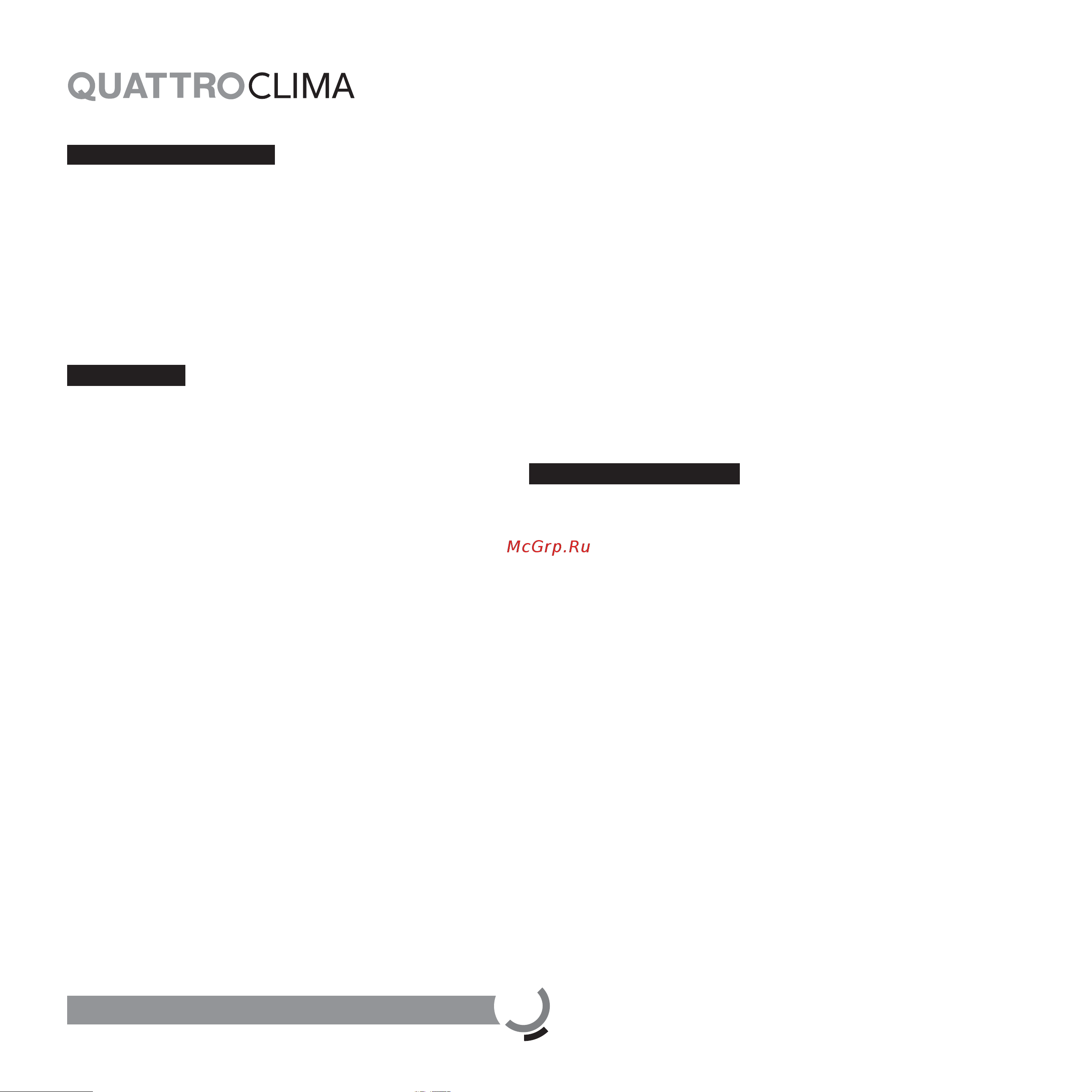 Quattroclima Bergamo QV-BE18WA/QN-BE18WA [6/48] Bergamo model
