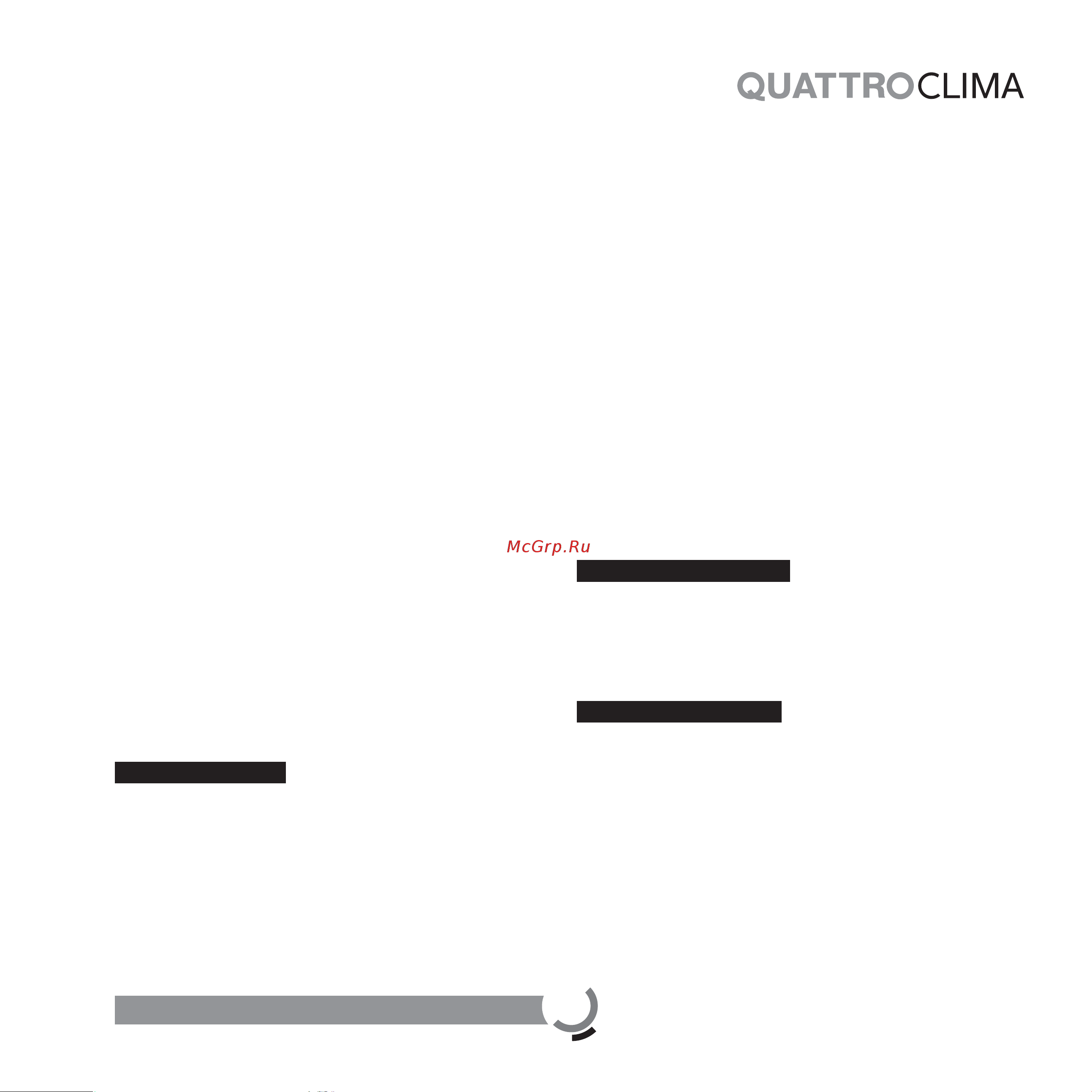 Quattroclima Bergamo QV-BE18WA/QN-BE18WA Инструкция по эксплуатации онлайн [7/48] 638152