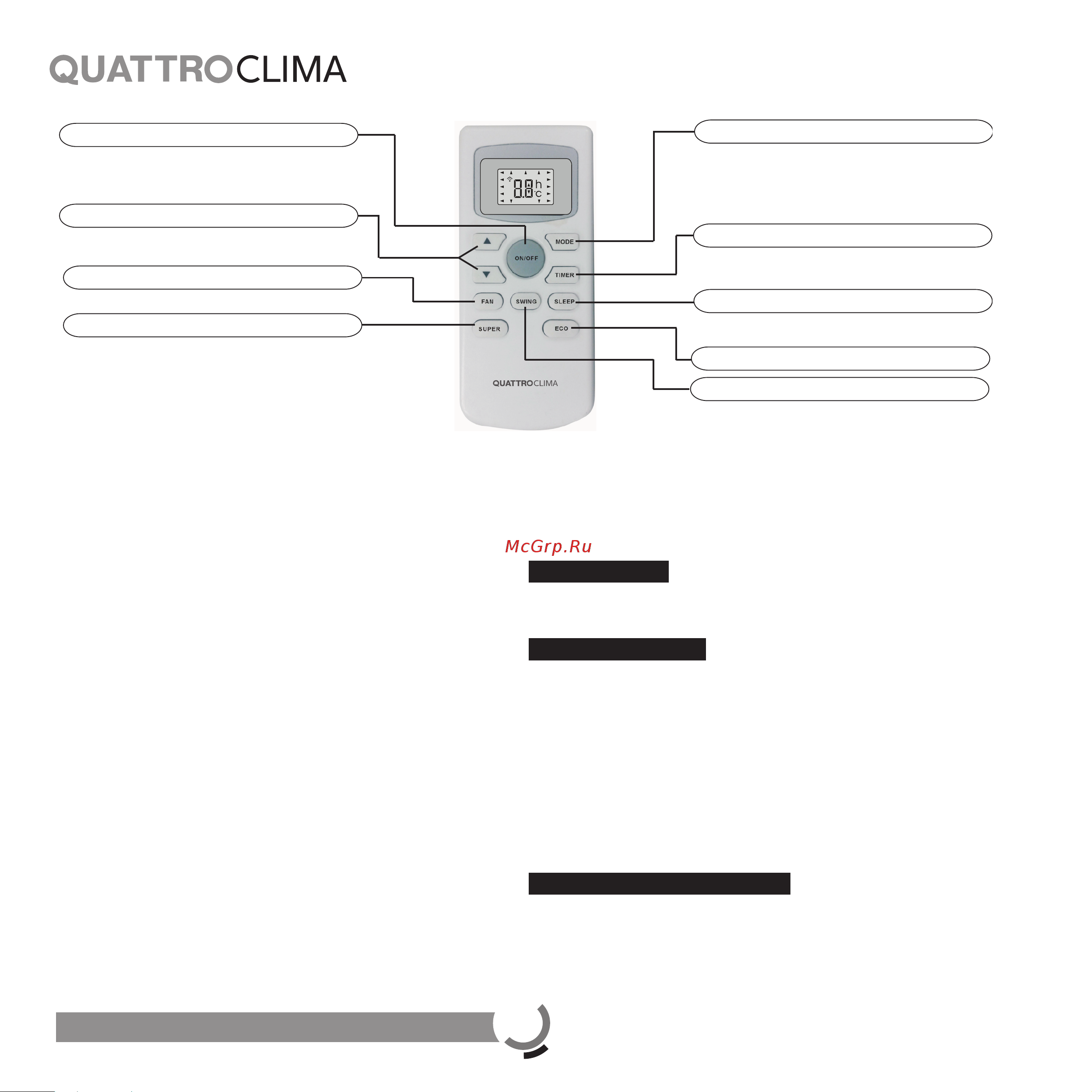 Quattroclima Monsone QV-M18WAE/QN-M18WAE [12/45] Monsone model