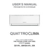 Quattroclima Vento QV-VN09WA/QN-VN09WA Инструкция по эксплуатации