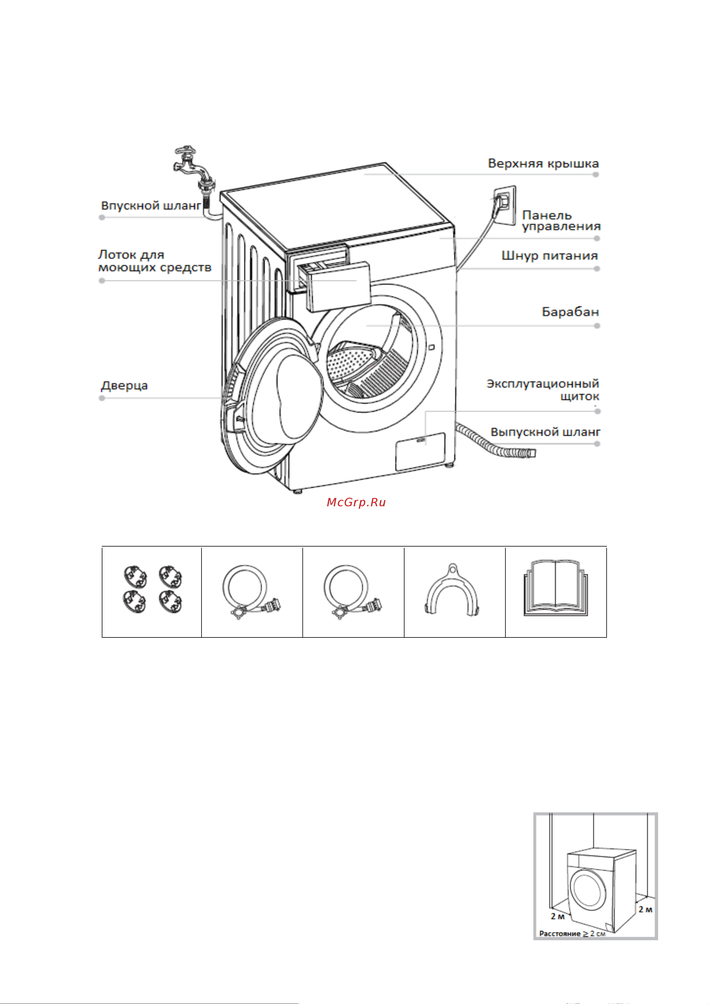 Midea MWM6103 Crown [6/25] Установка
