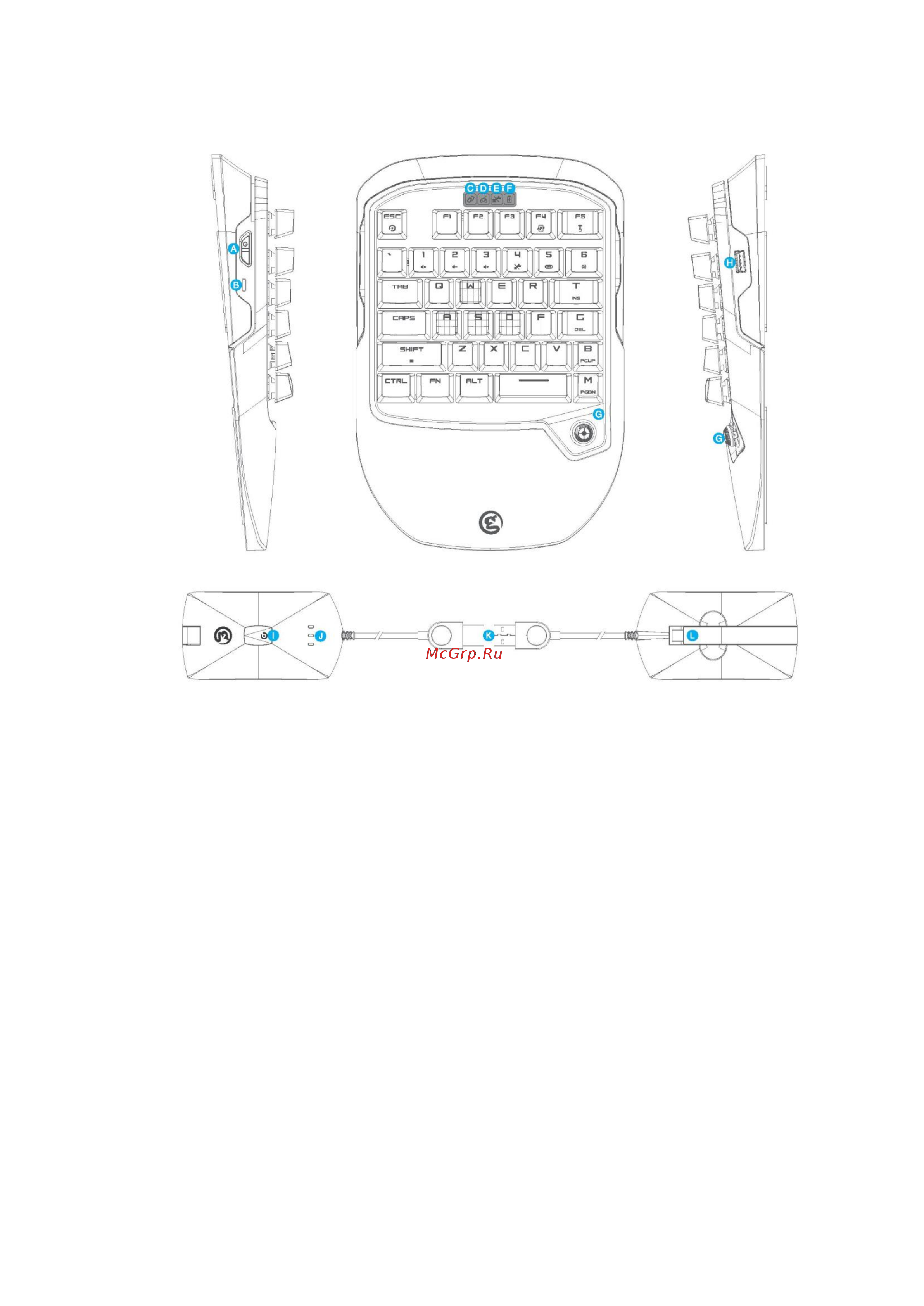 GameSir VX2 Инструкция по эксплуатации онлайн [4/19] 638590