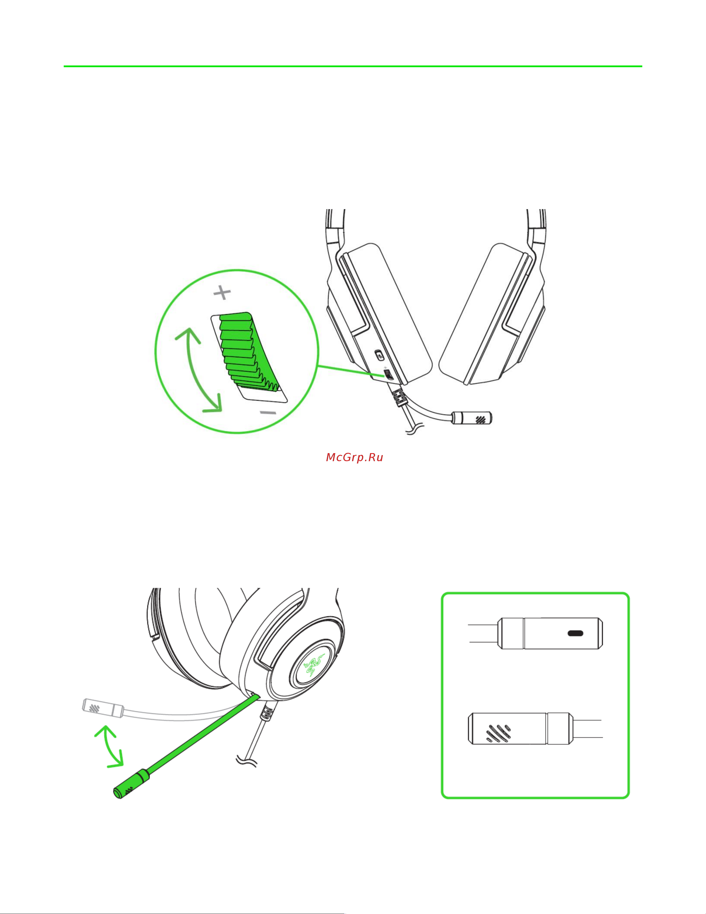 Razer Kraken V3 X (RZ04-03750100-R3M1) [10/24] Использование микрофона