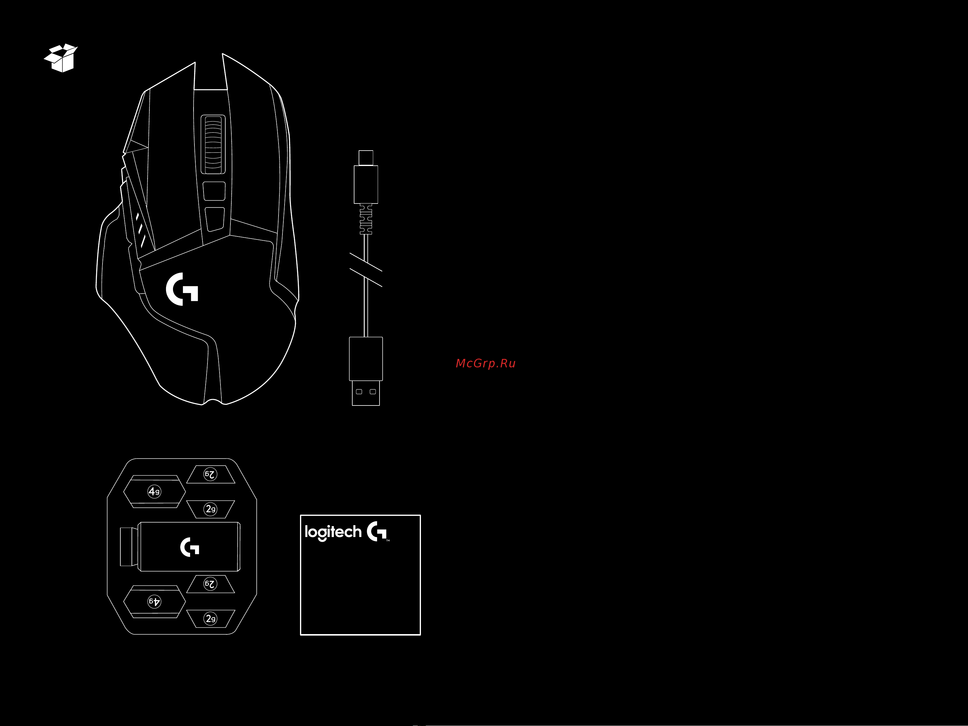 Logitech G502 SE HERO Инструкция по эксплуатации онлайн [2/10] 804043