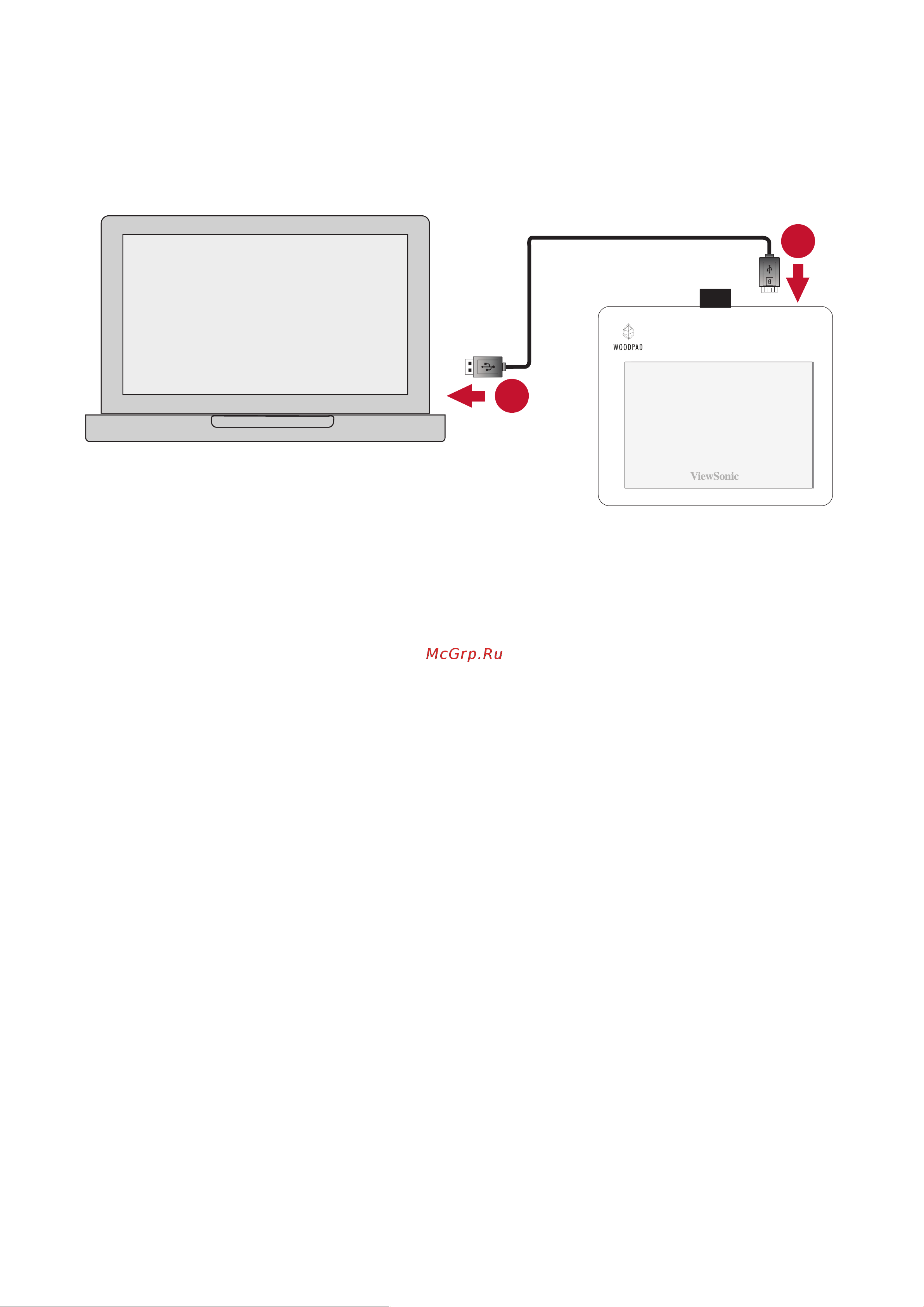 Viewsonic ViewBoard NotePad 7.5'' (PF0730-I0WW) [9/27] Подключение цифрового электронного блокнота
