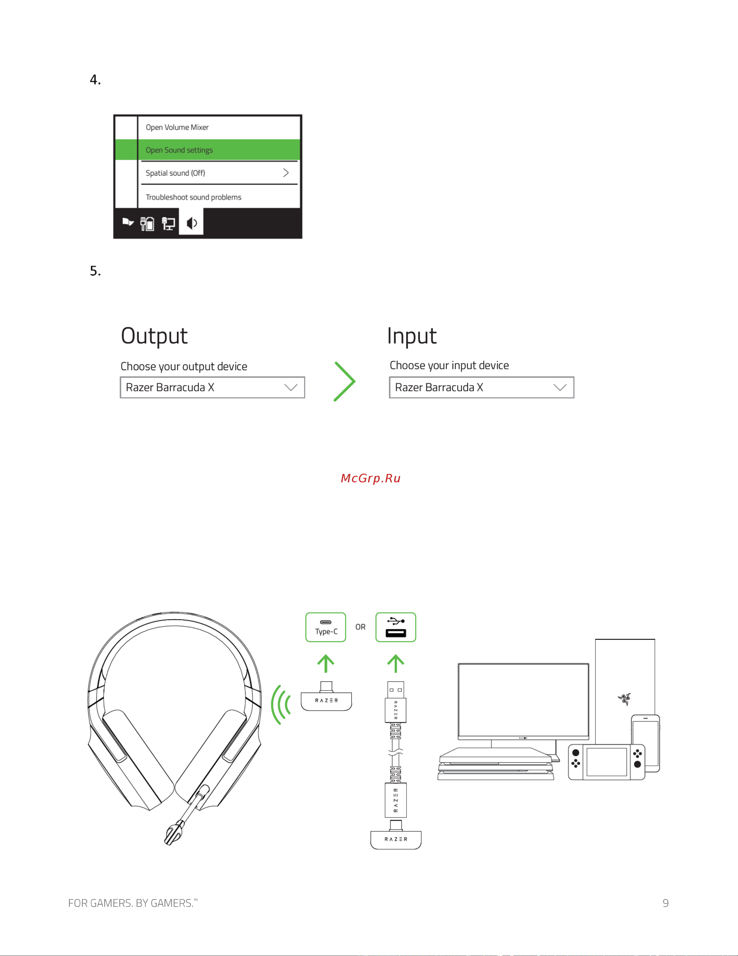 Razer Barracuda RZ04-03790100-R3M1 Инструкция по эксплуатации онлайн [10/19] 784448