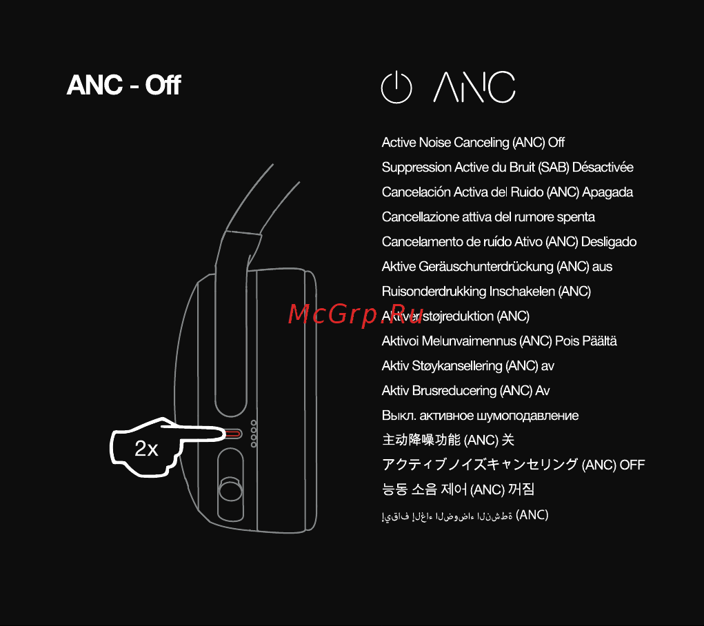 Skullcandy CRUSHER W/ANC черные (S6CPW-M448) [16/37] Anc off
