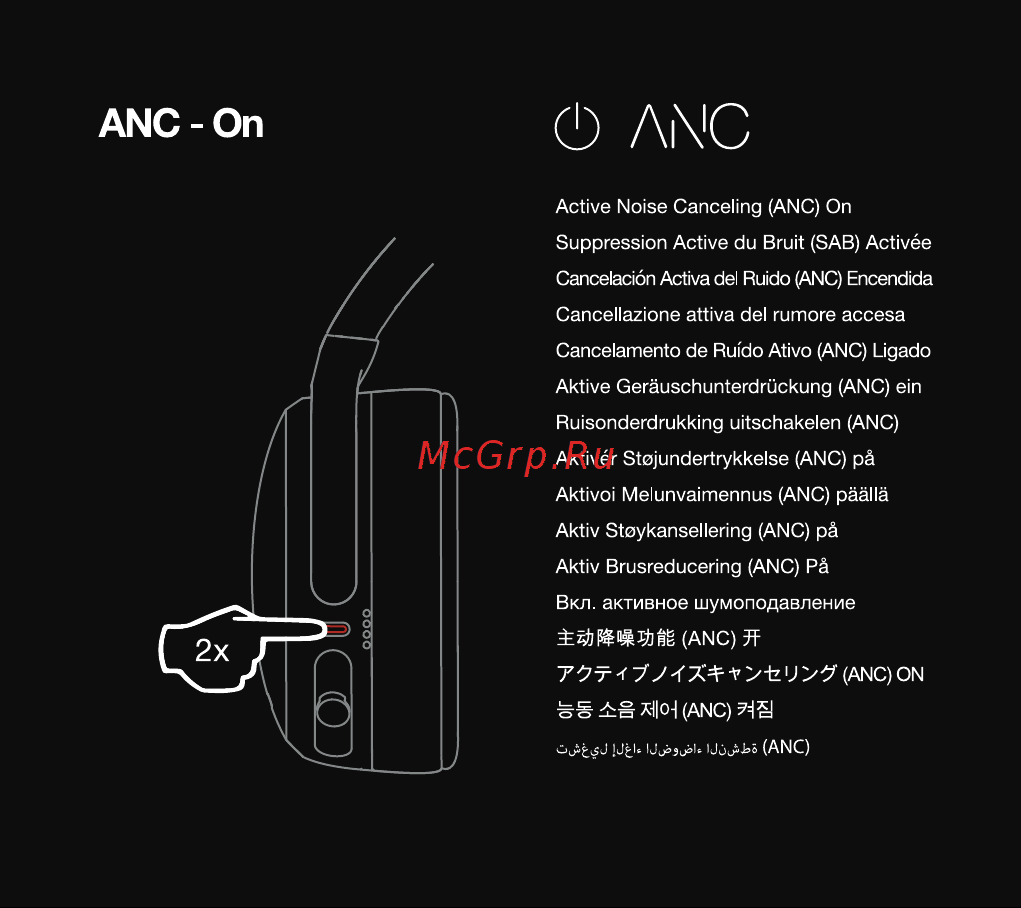 Skullcandy CRUSHER W/ANC черные (S6CPW-M448) [17/37] Anc on