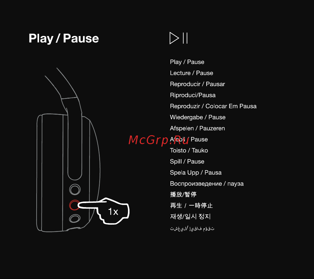 Skullcandy CRUSHER W/ANC черные (S6CPW-M448) [5/37] Play pause