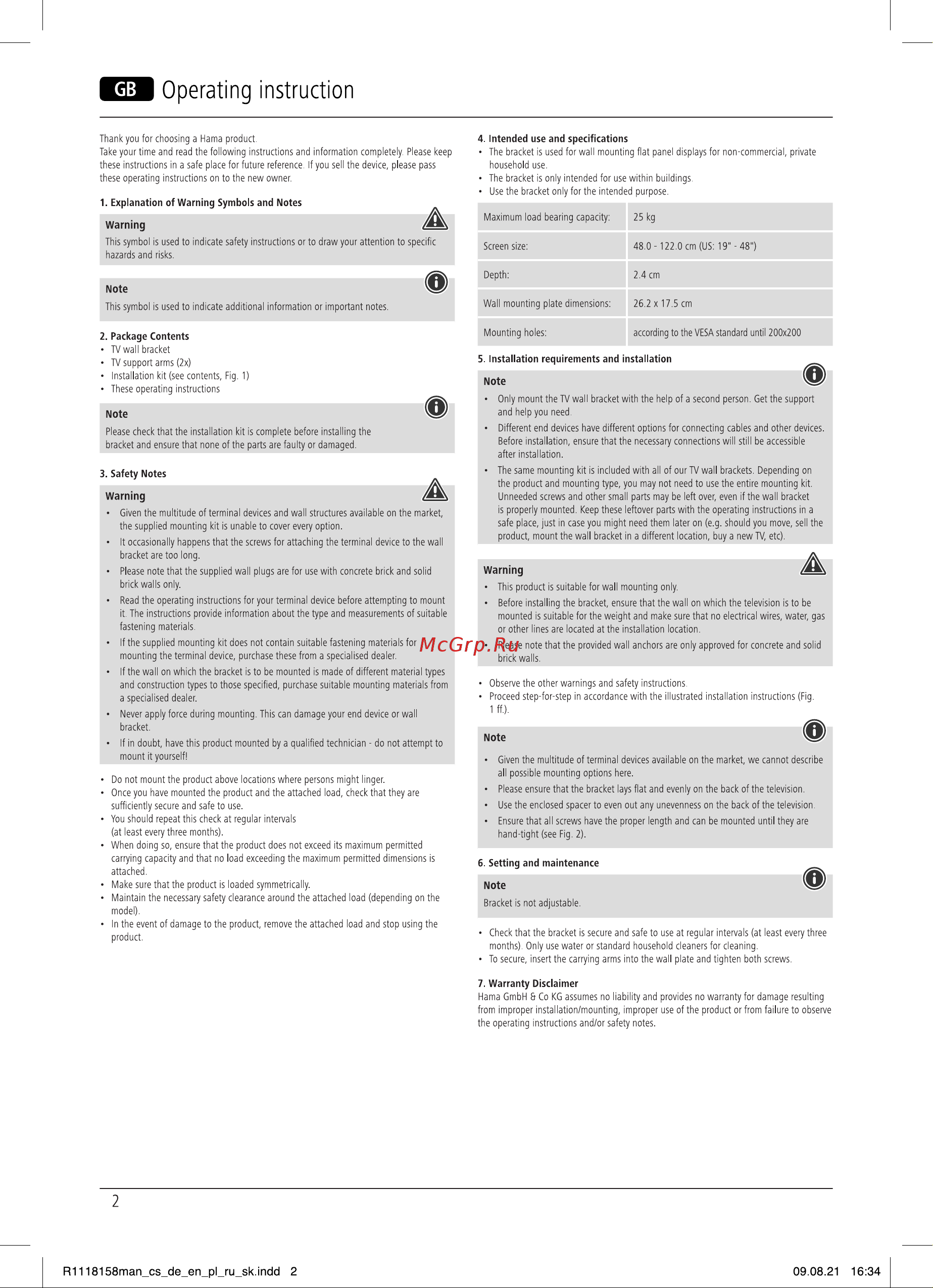 Hama R1 118158 черный [4/10] Operating instruction