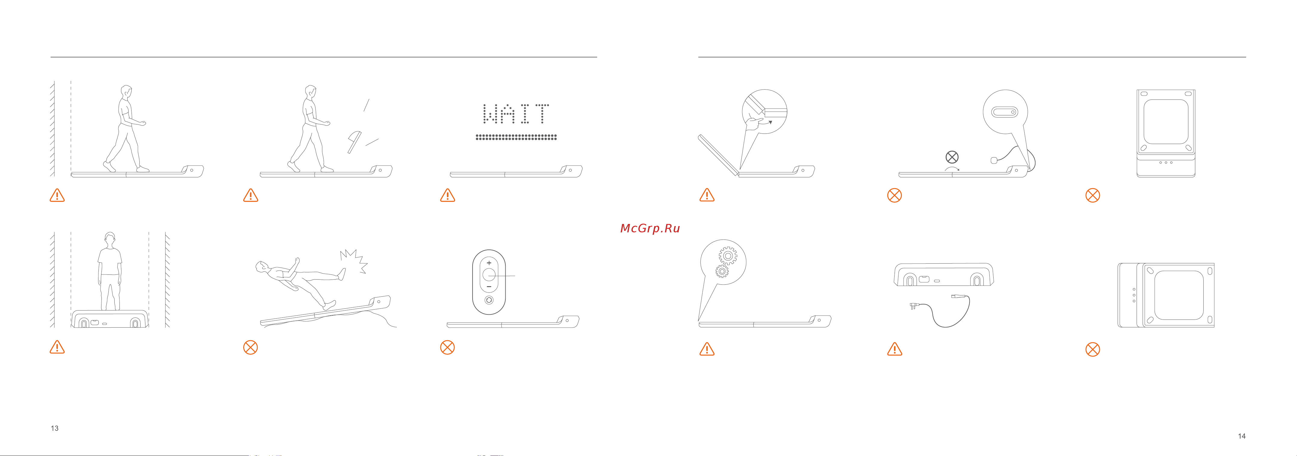 WalkingPad A1 Pro, черная (WPA1F Pro) [9/12] Правила техники безопасности