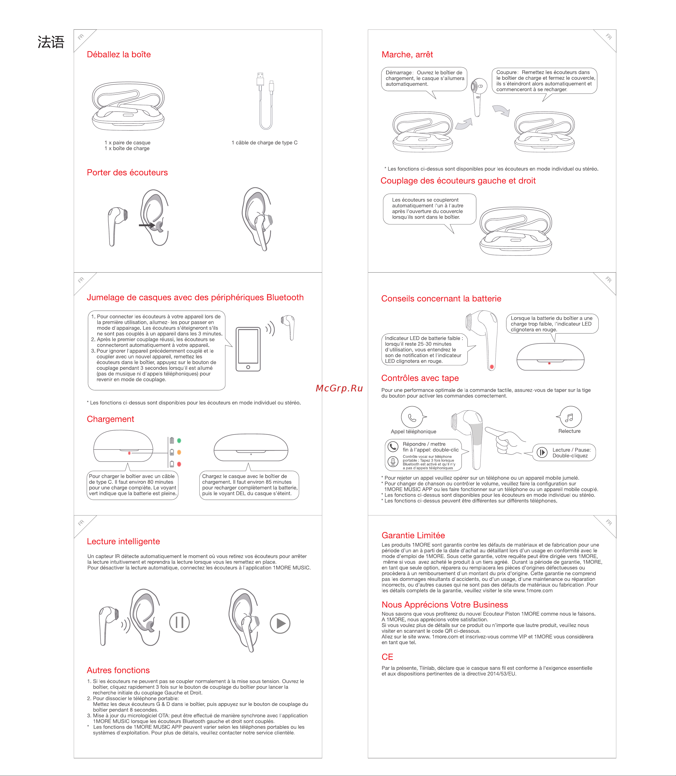1More Comfobuds Black [6/11] Autres fonctions