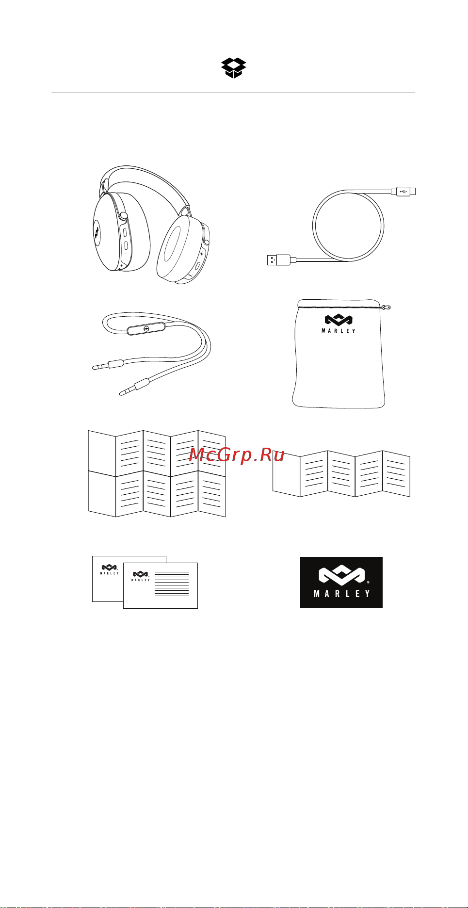 Marley Positive Vibration XL ANC (EM-JH151-SB) [2/24] Inside the box