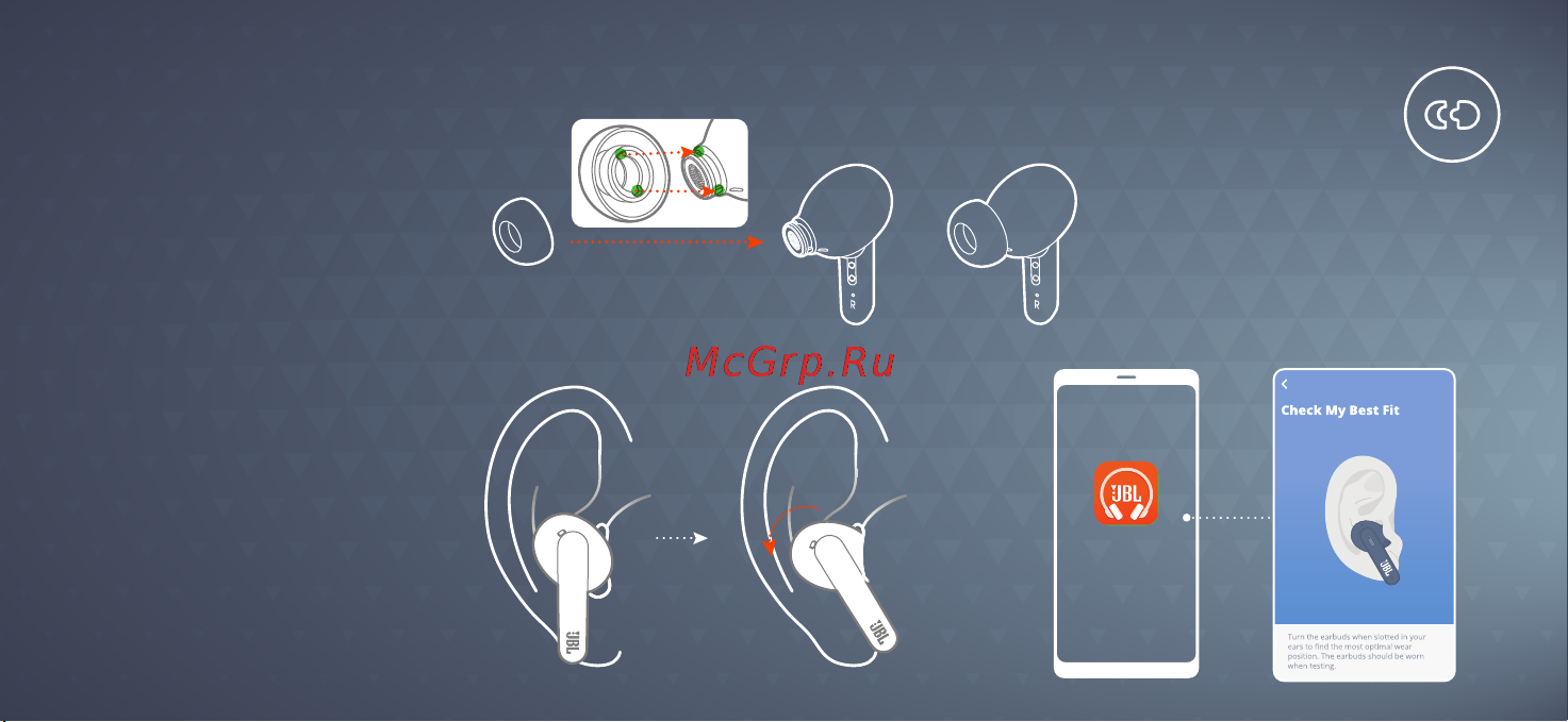 JBL LIVEPRO2TWSSIL [4/44] How to wear