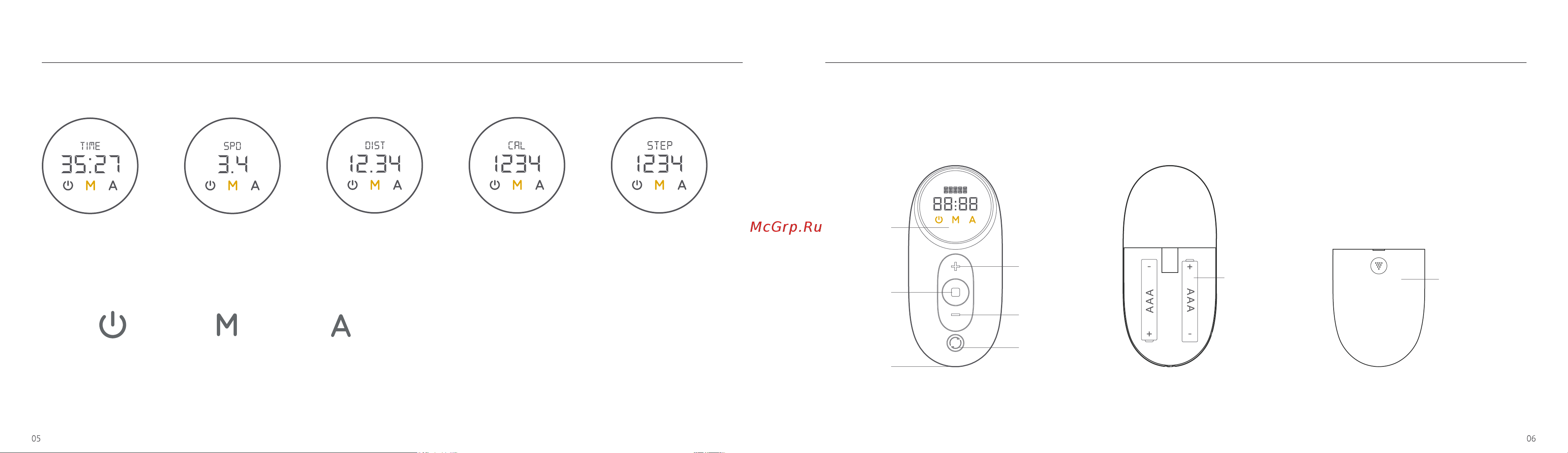 KingSmith WalkingPad C1 [5/12] Панель со светодиодными индикаторами 3 пульт дистанционного управления беговой дорожкой walkingpad