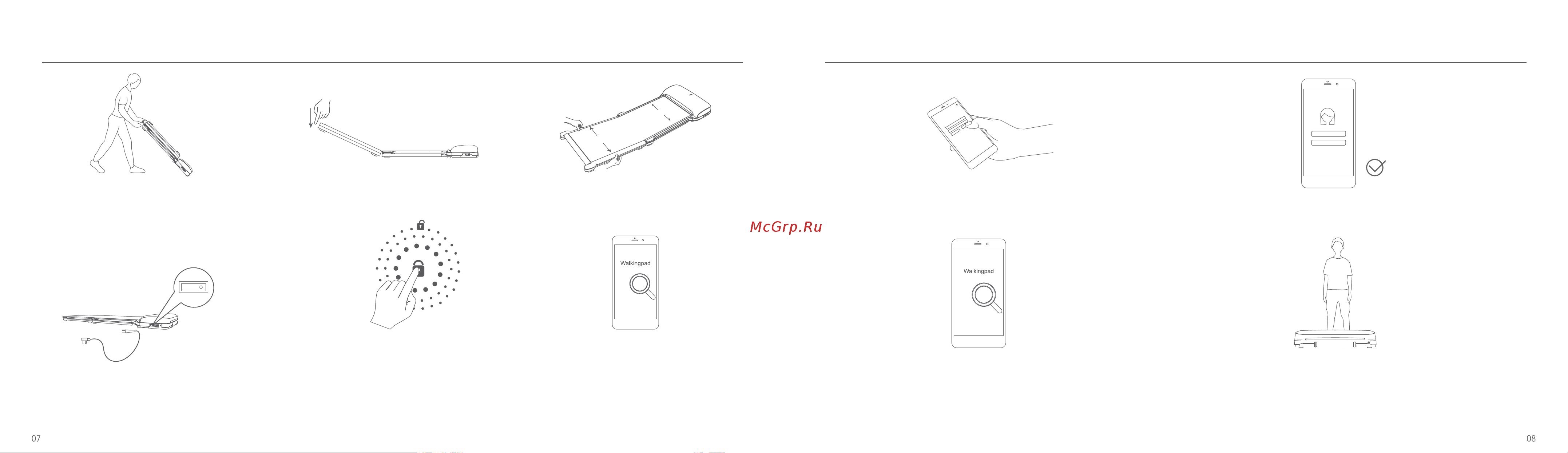 KingSmith WalkingPad C1 [6/12] Инструкции по вводу в эксплуатацию