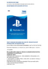 Sony PlayStation Store 7 000 Инструкция по эксплуатации