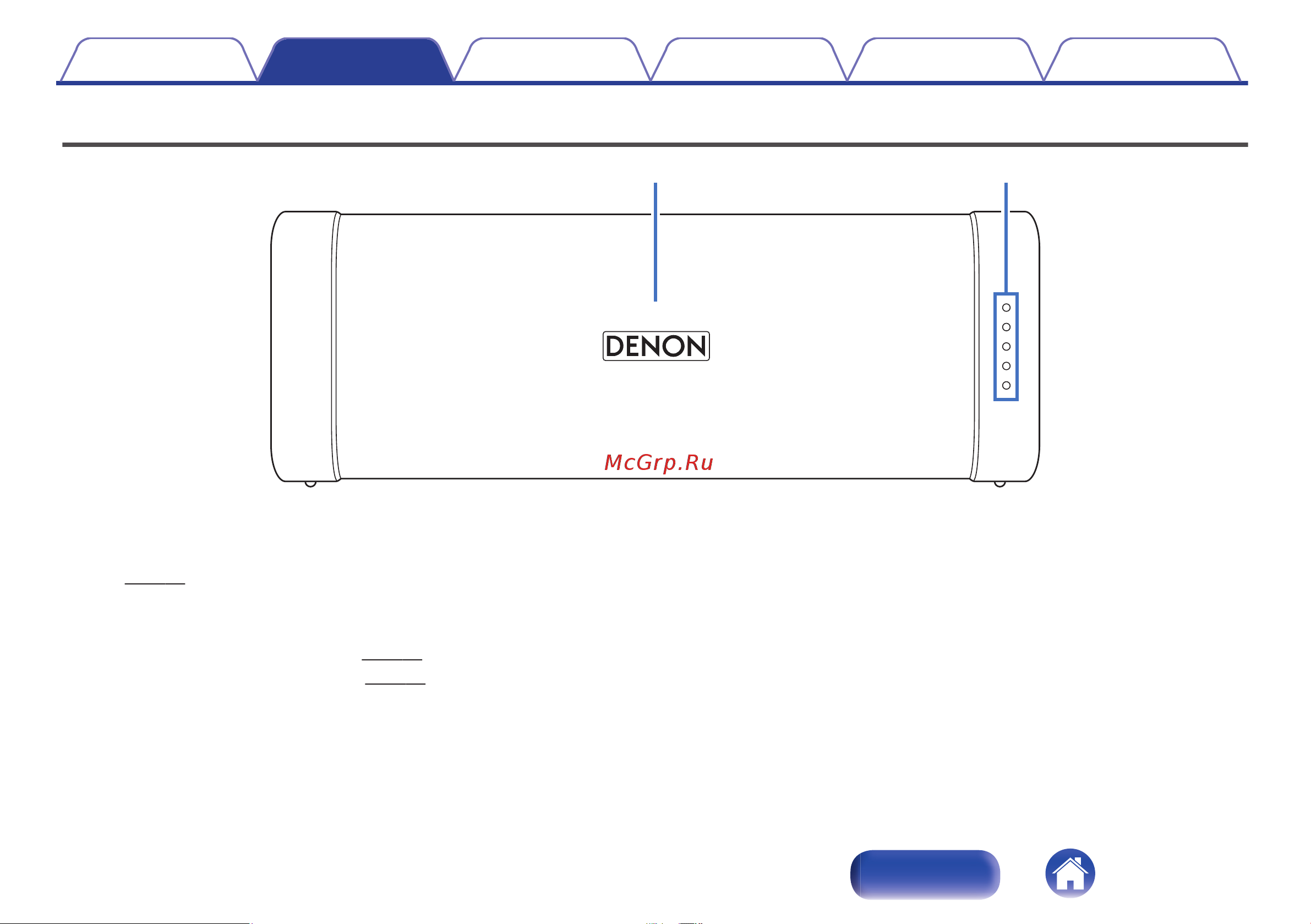 Denon Envaya DSB250 Grey [7/42] Характеристики и функции