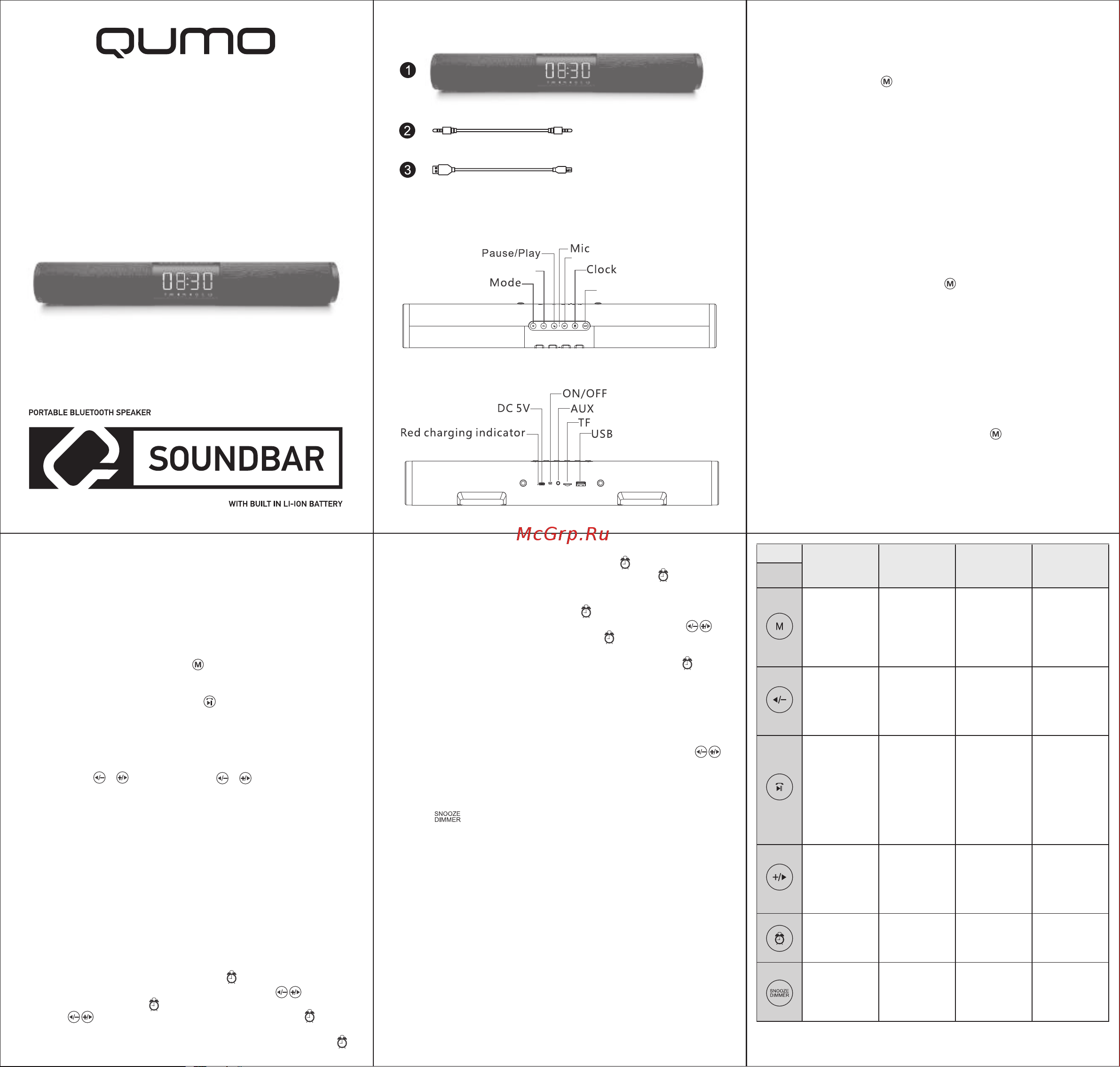 Qumo Haze BT0022 Инструкция по эксплуатации онлайн