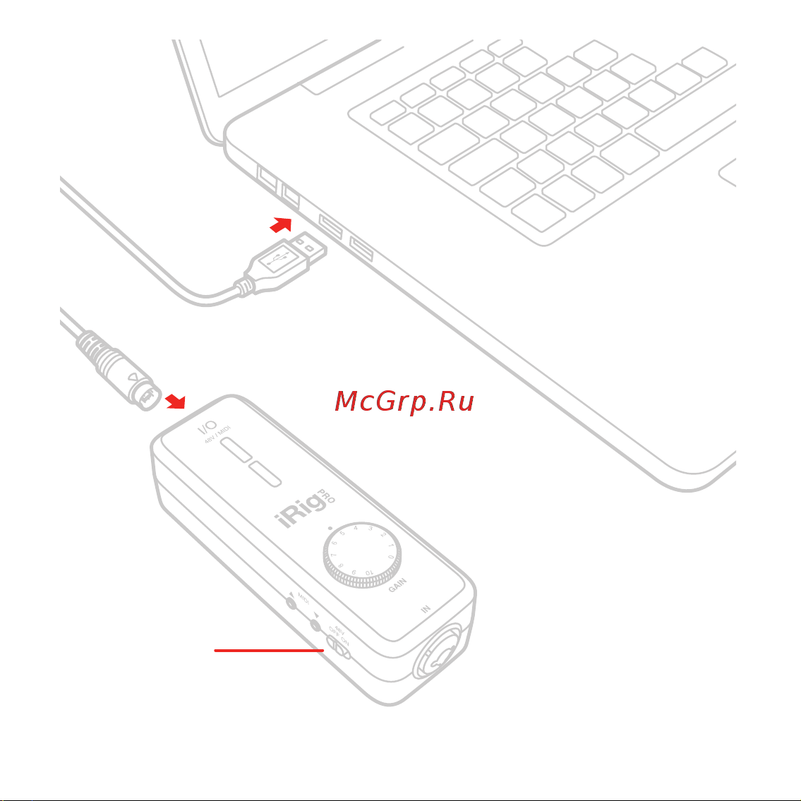 Ik Multimedia iRig PRO I/O White Apple Int. (IP-IRIG-PROIO-WIA) Инструкция по эксплуатации онлайн [6/20] 641968