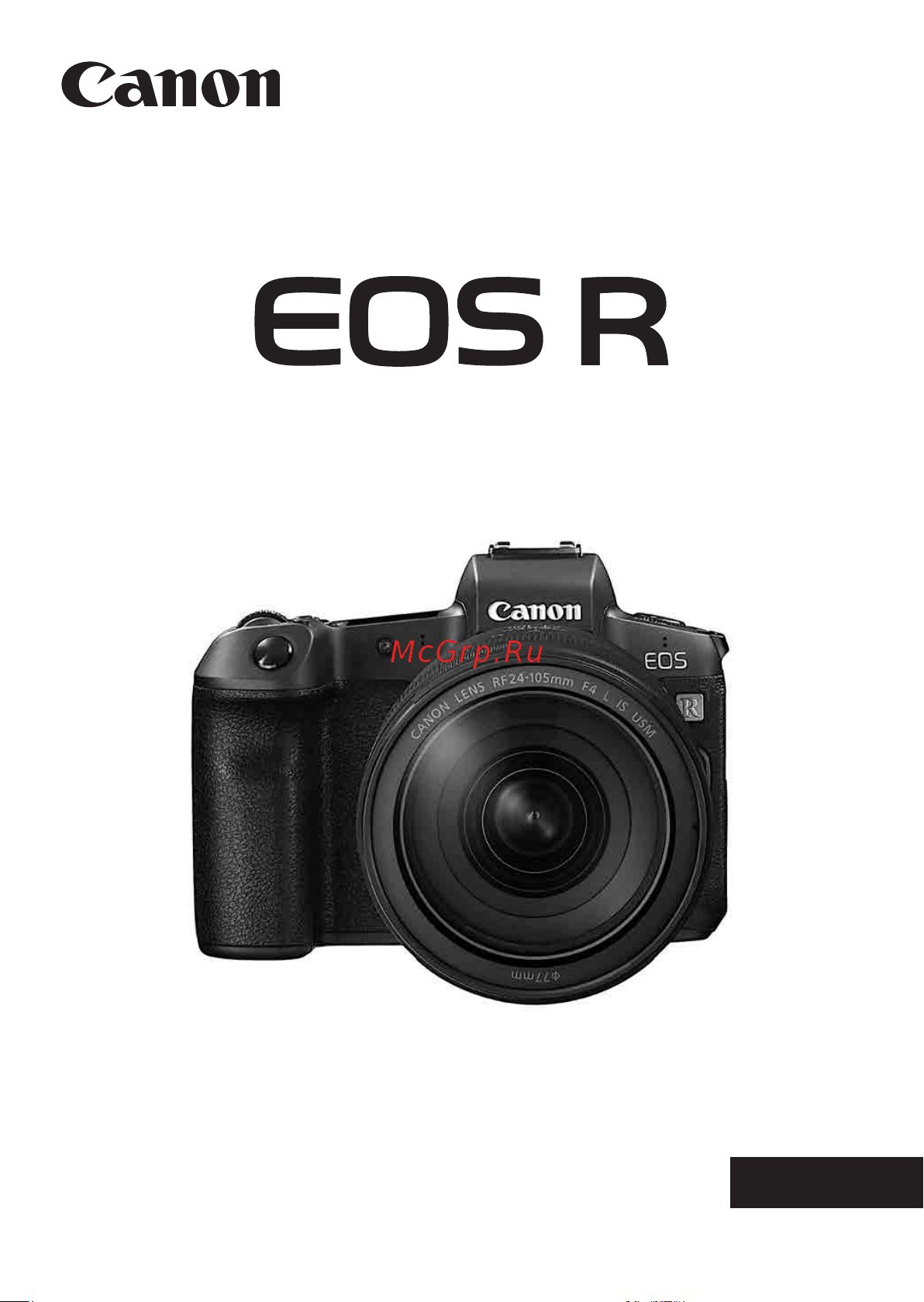 Canon EOS R Body Инструкция по эксплуатации онлайн