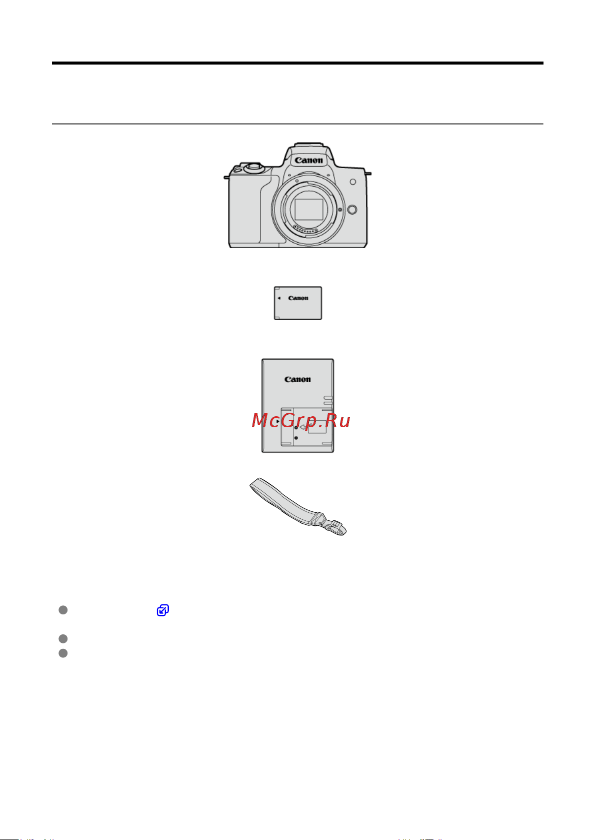 Canon EOS M50 Mark II 15-45mm f/3.5-6.3 IS STM, Black [10/737] Комплект поставки