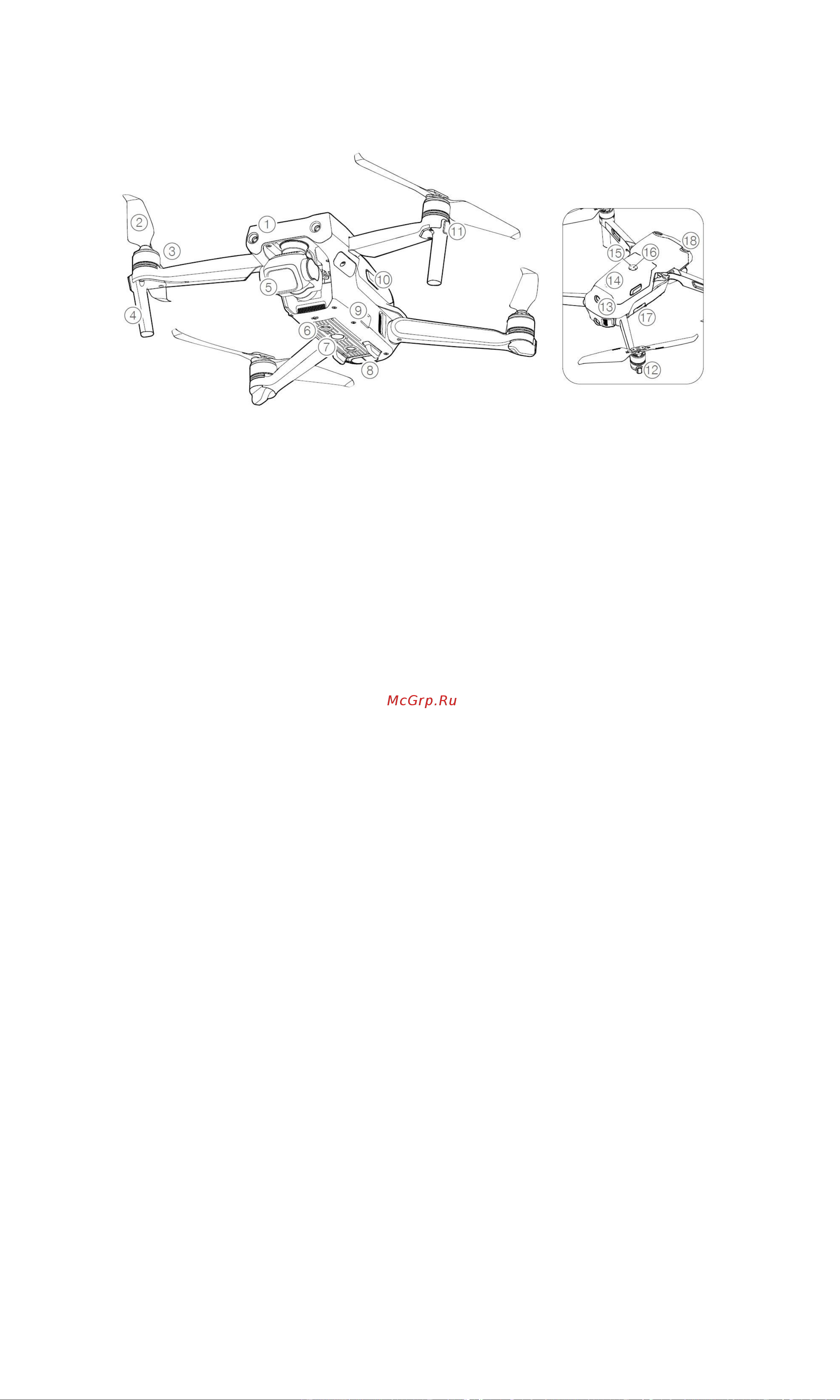 DJI AIR 2S Grey [16/60] Внешний вид квадрокоптера